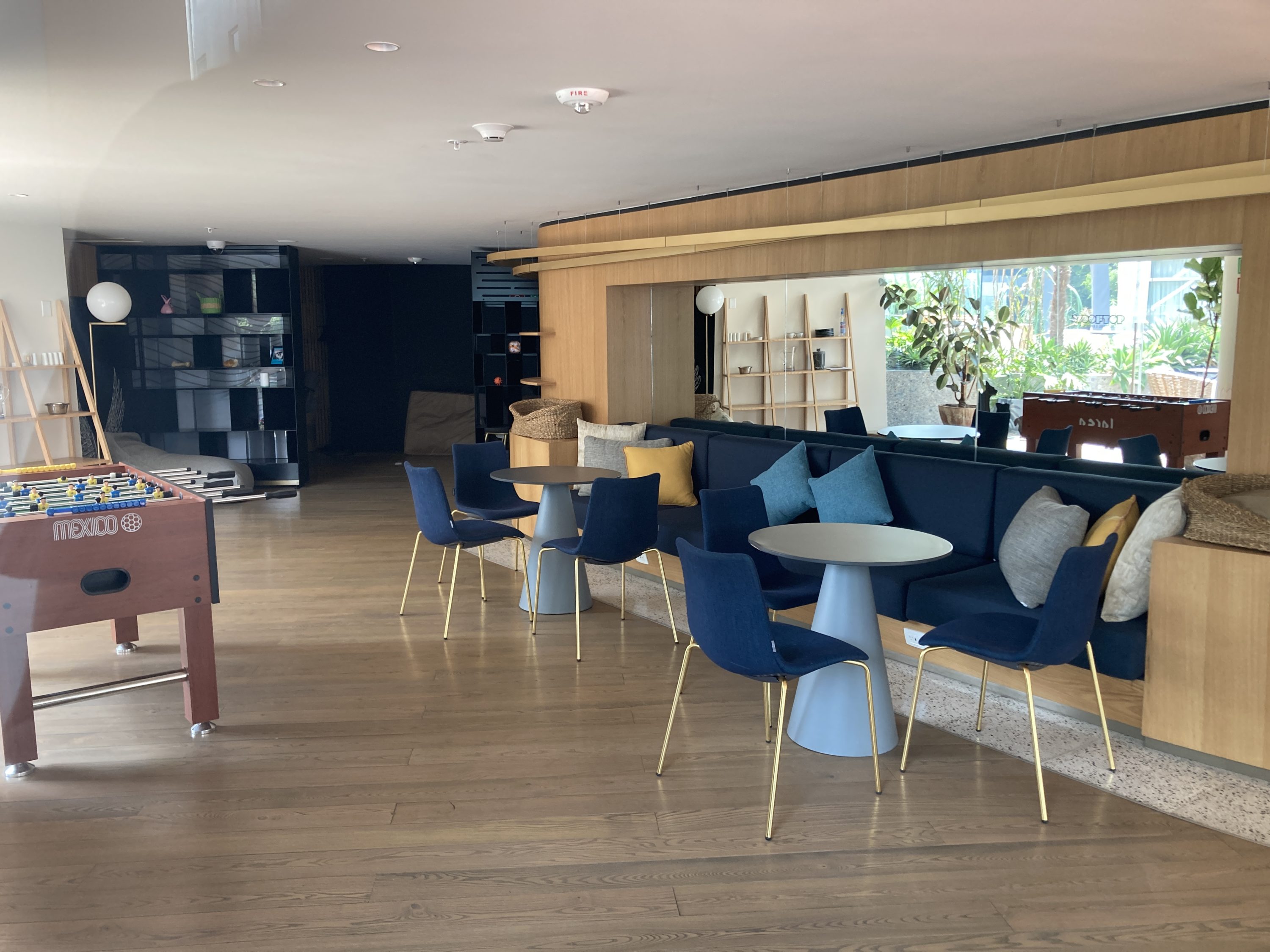 Andaz Mexico City Condesa Wooftop foosball Andaz Mexico City Condesa Wooftop foosball