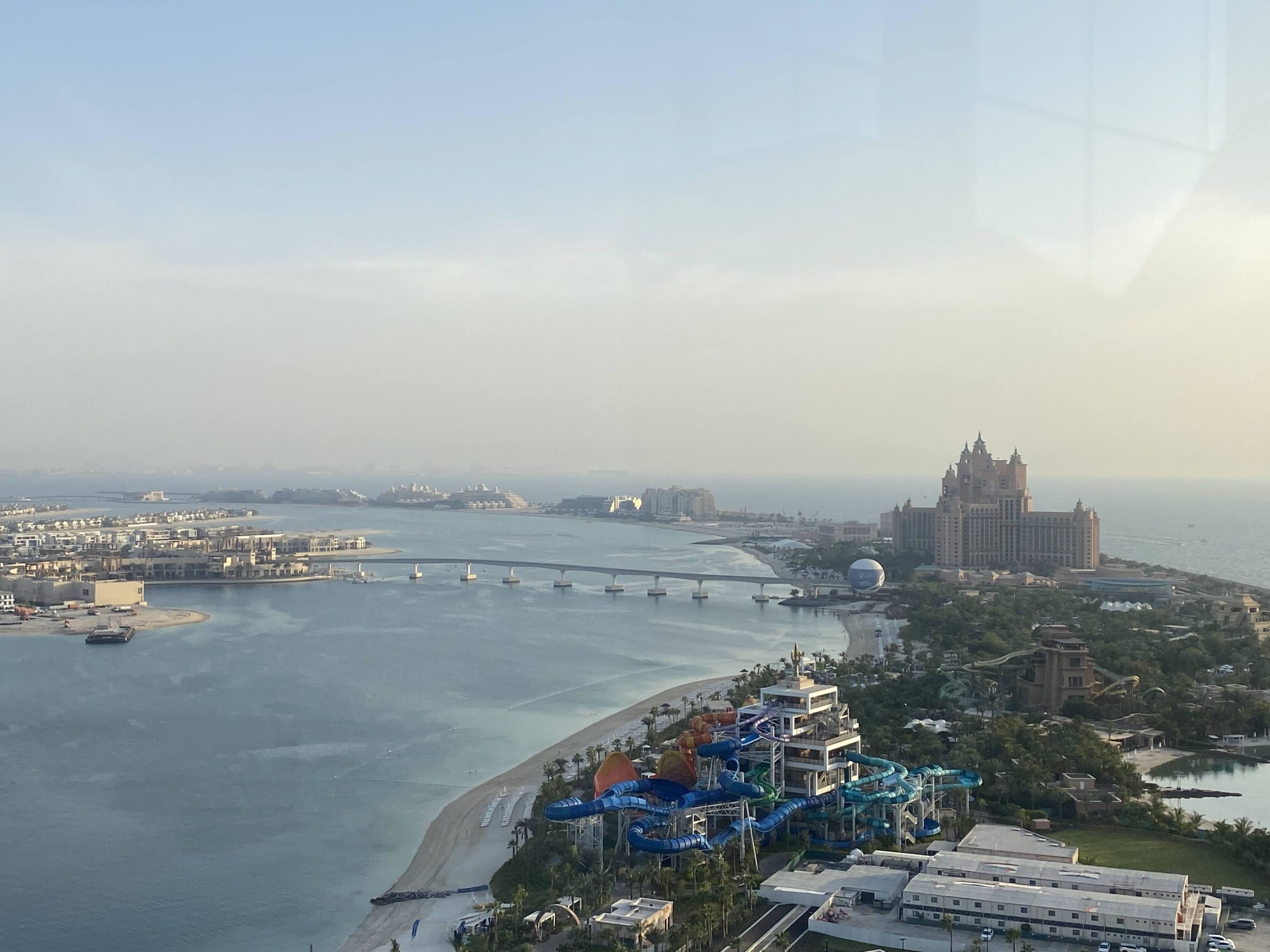Atlantis The Palm in the distance.