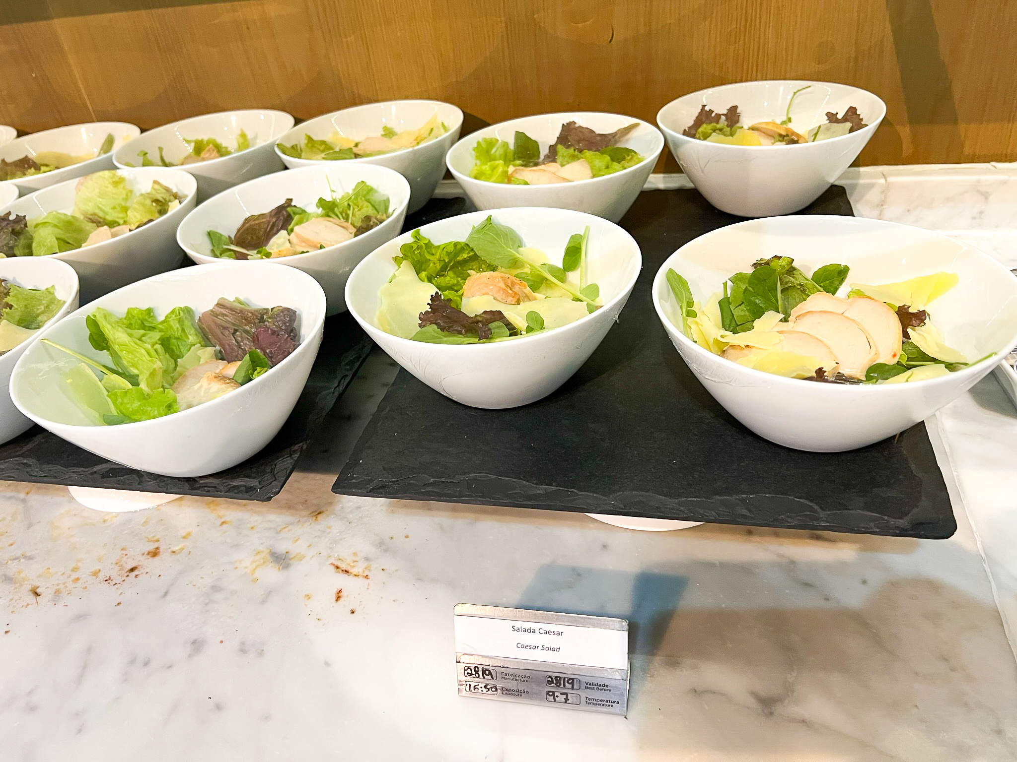 Chicken Caesar Salad at LATAM VIP Lounge GRU Chicken Caesar Salad at LATAM VIP Lounge GRU