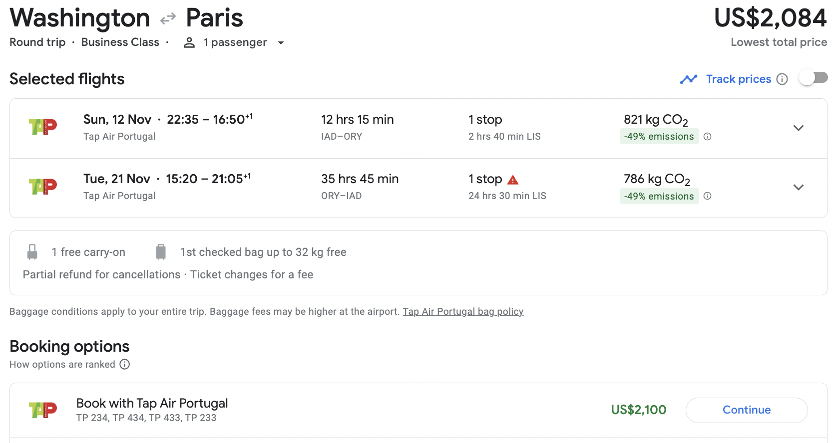 DC to Paris in Nov DC to Paris in Nov