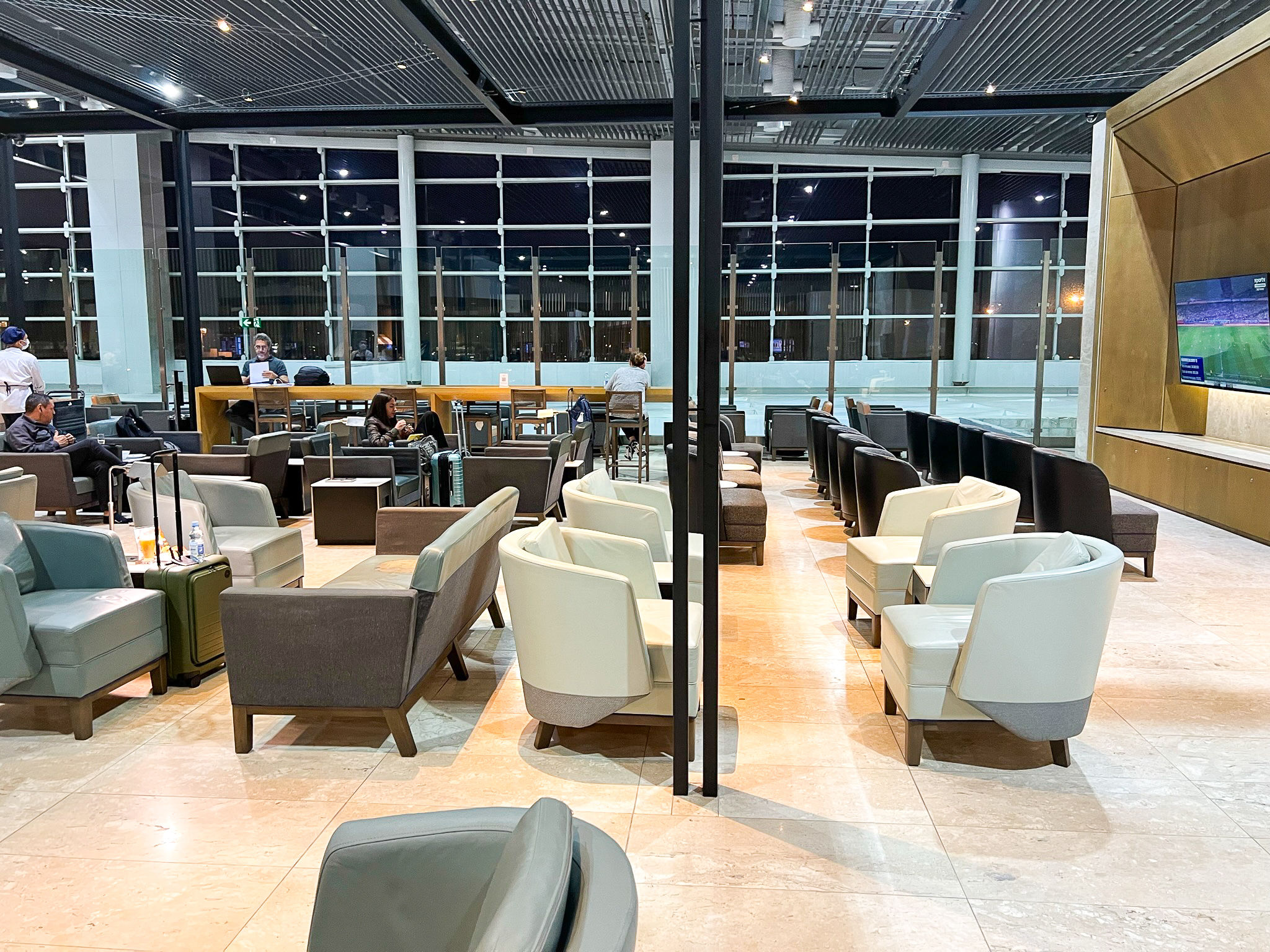 Extra seating at LATAM VIP Lounge GRU Extra seating at LATAM VIP Lounge GRU