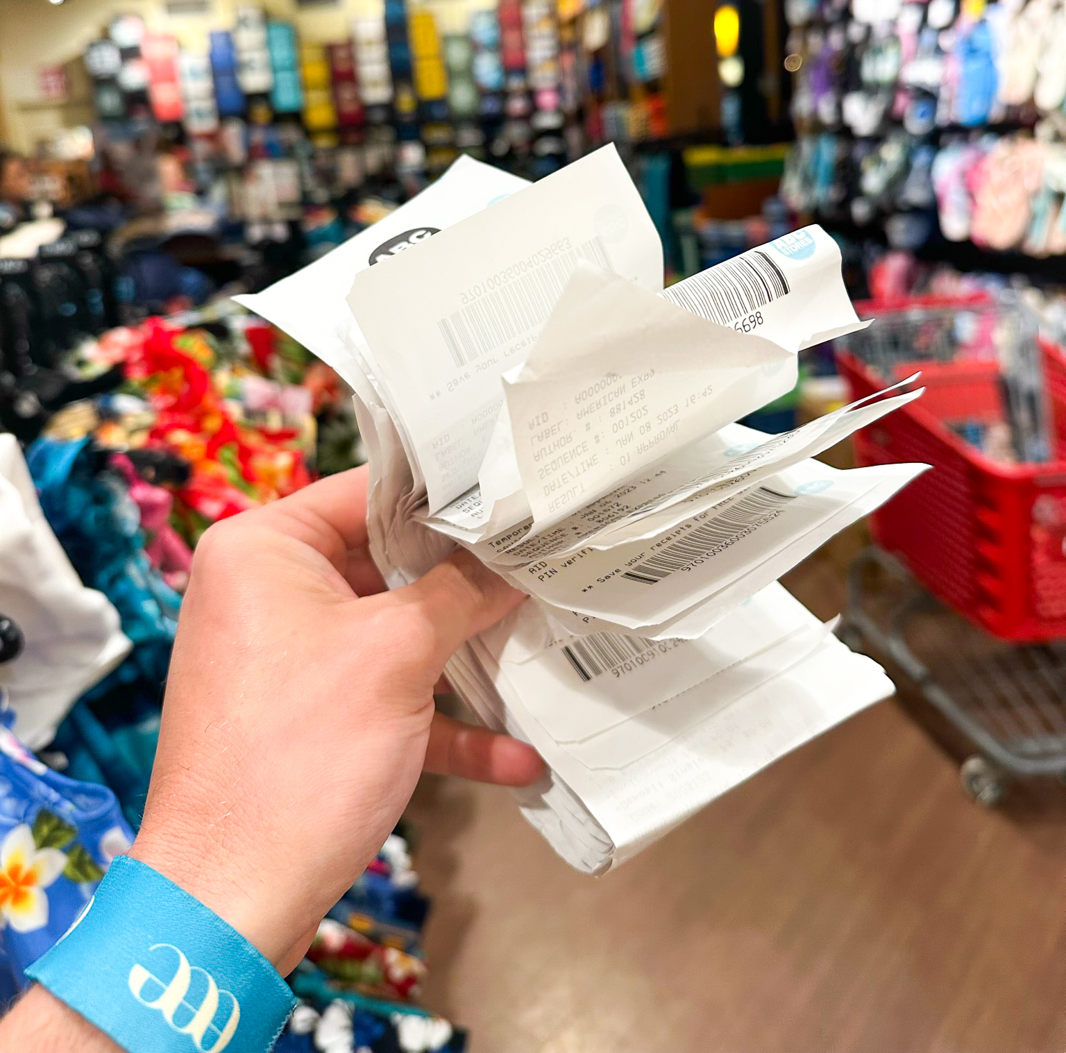 Hilton Hawaiian Village ABC Store receipts Hilton Hawaiian Village ABC Store receipts