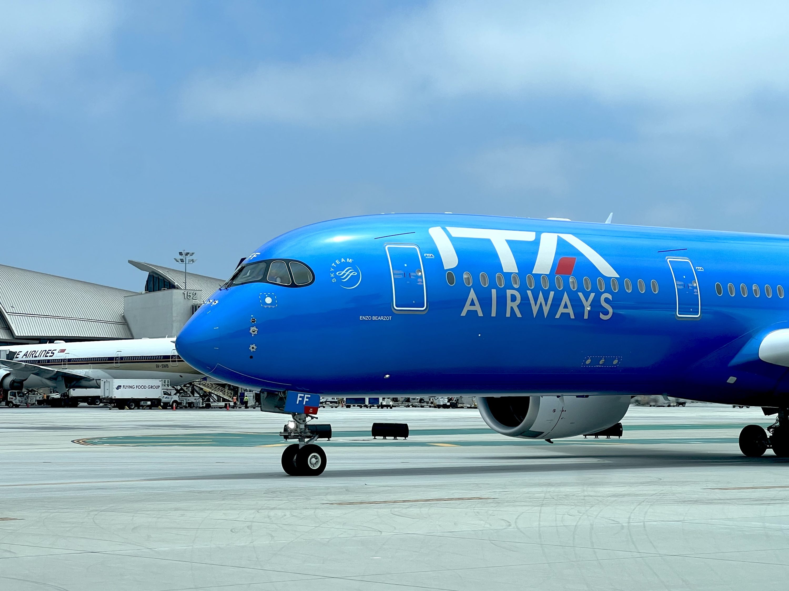 ITA Airways Airbus A350 at Los Angeles LAX ITA Airways Airbus A350 at Los Angeles LAX