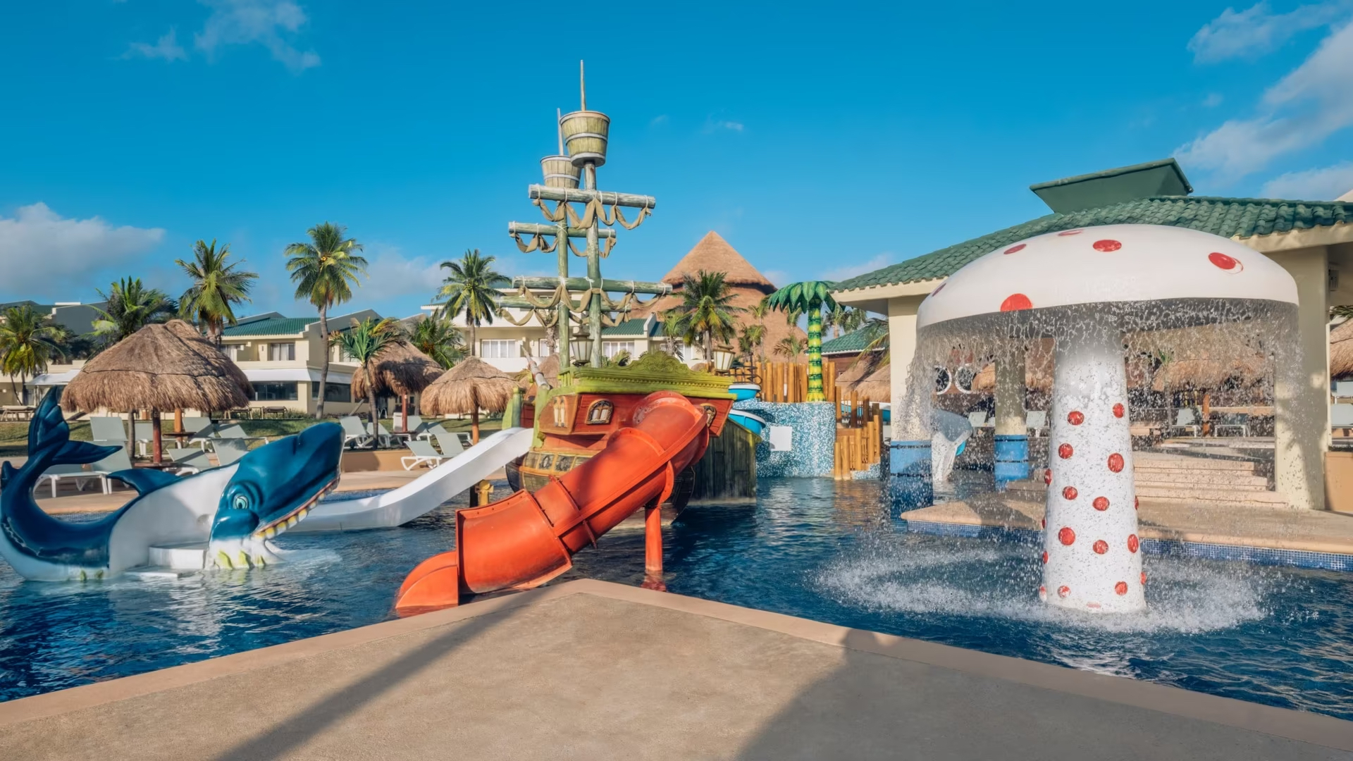 The waterpark at Iberostar Selection Cancun. The waterpark at Iberostar Selection Cancun.