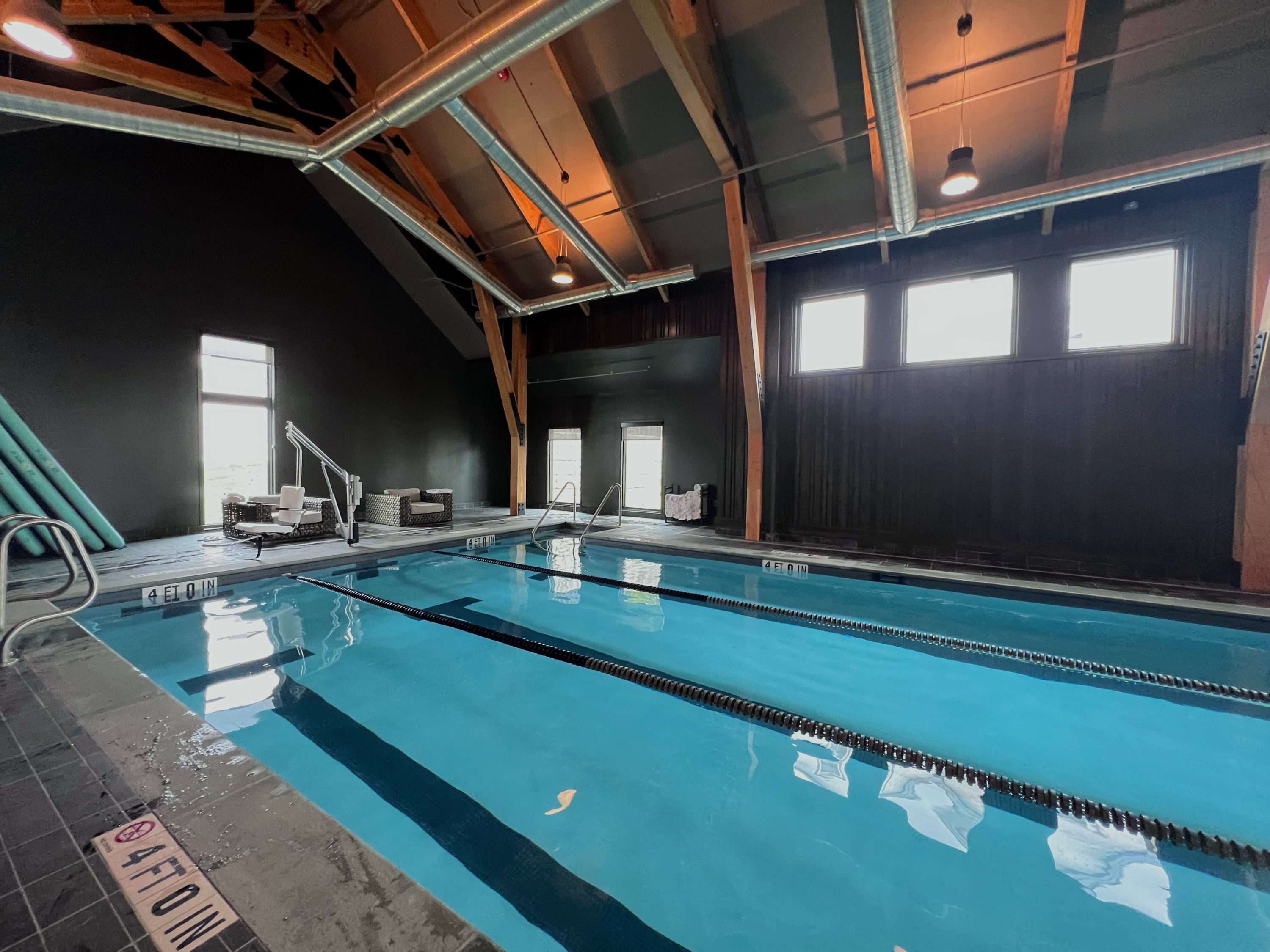 Indoor lap pool at Miraval Berkshires