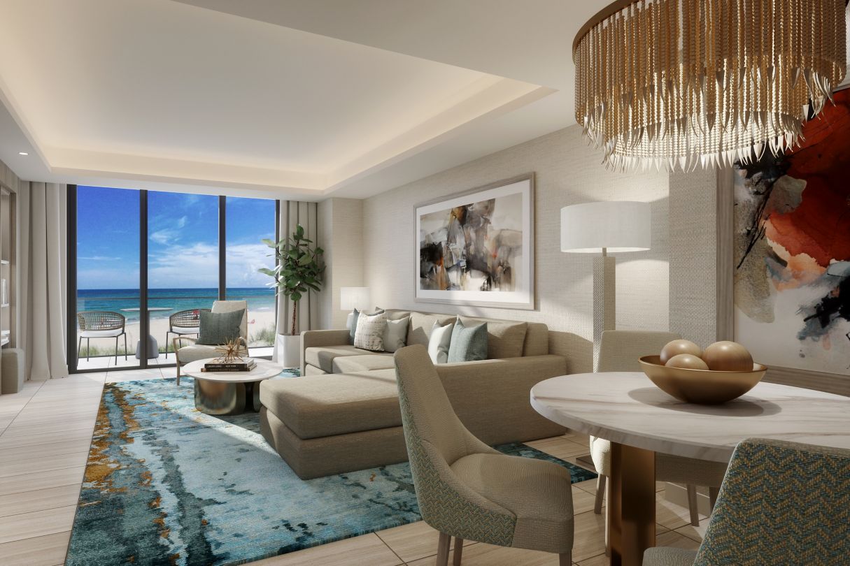 A suite at the JW Marriott Clearwater Beach Resort and Spa.