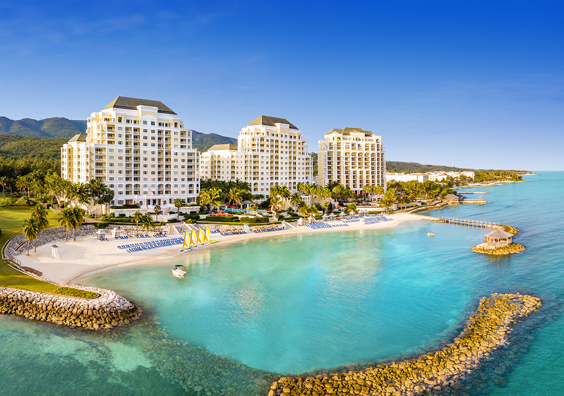 An aerial photo of Jewel Grande Montego Bay.