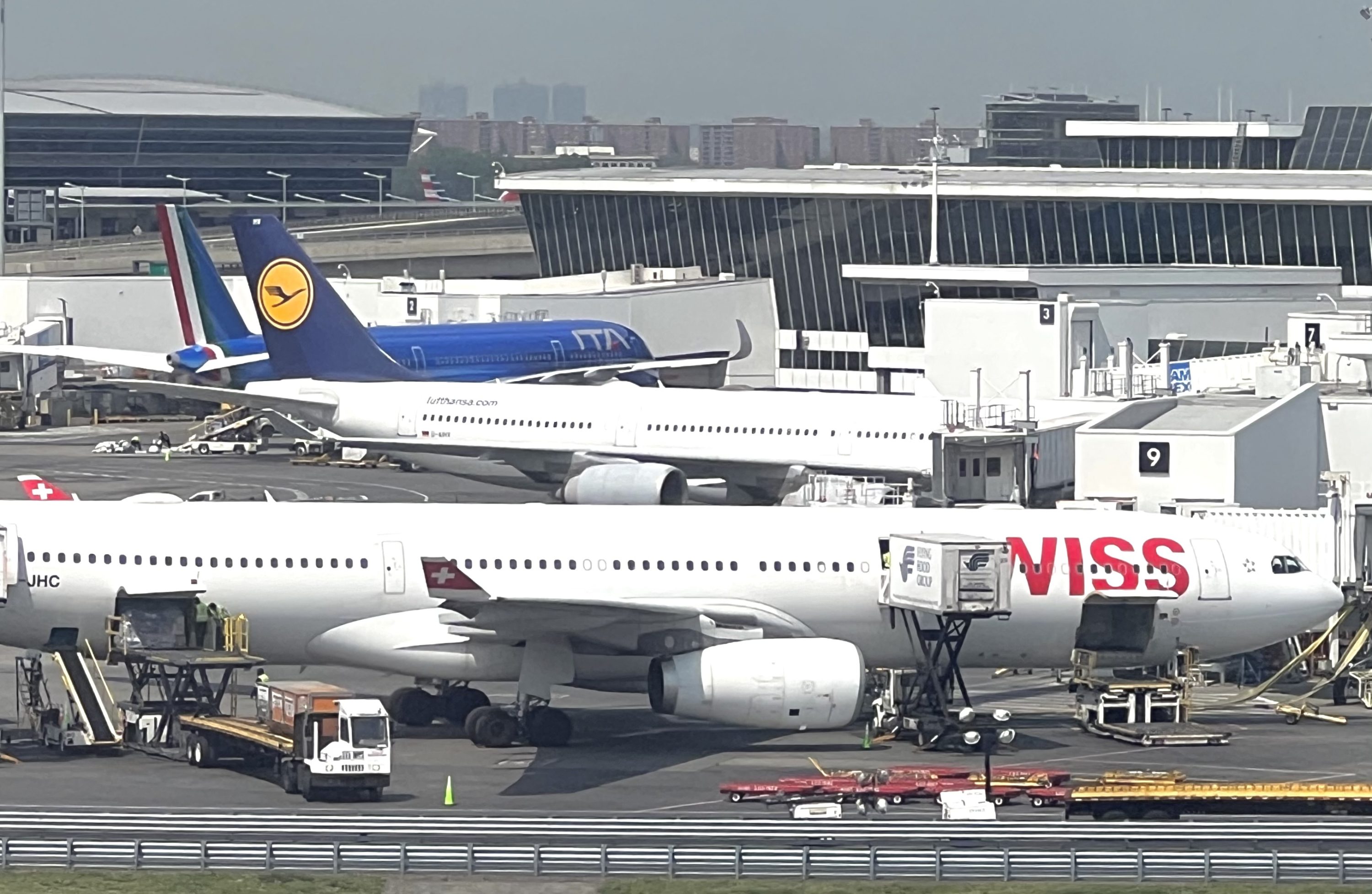 Lufthansa Group Aircraft at JFK