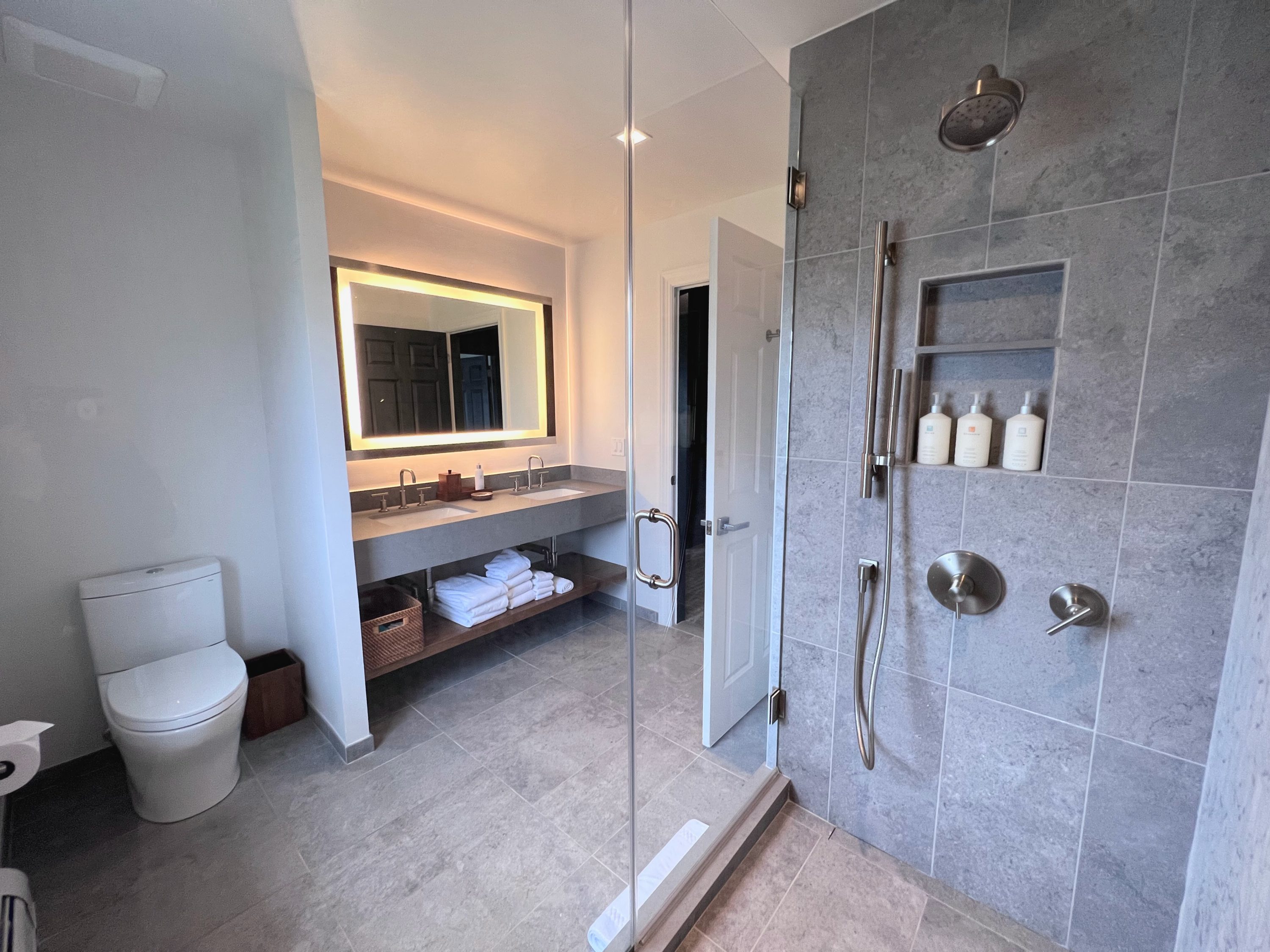 Miraval Berkshires Hemlock Suite bathroom