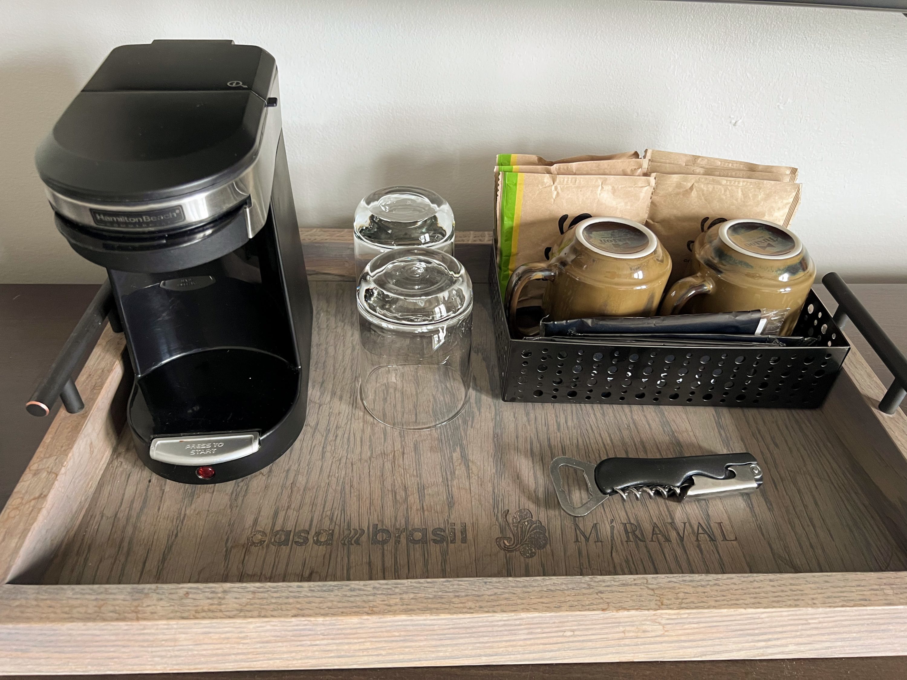 Miraval Berkshires in room coffee