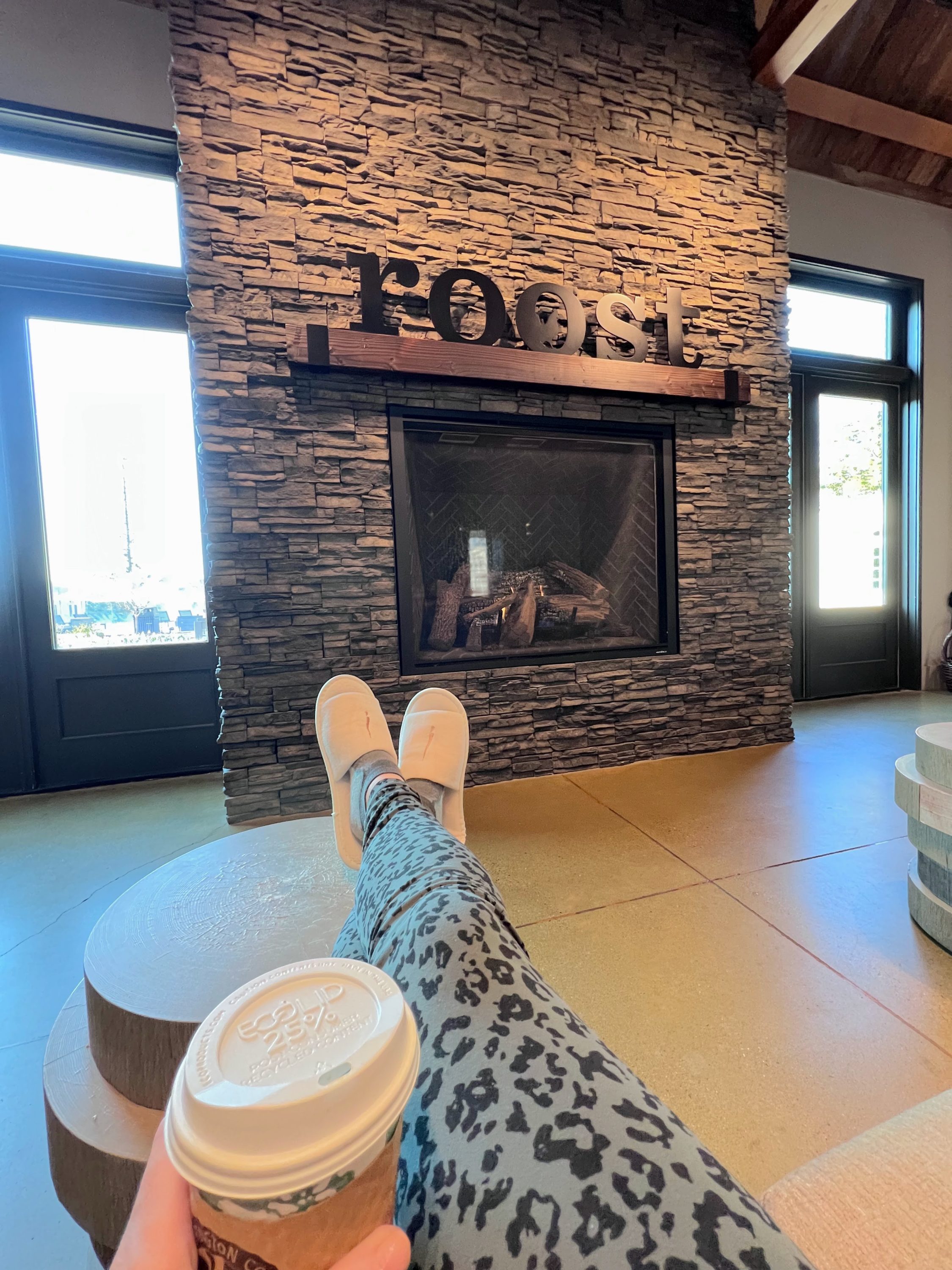 Morning coffee at The Roost Miraval Berkshires