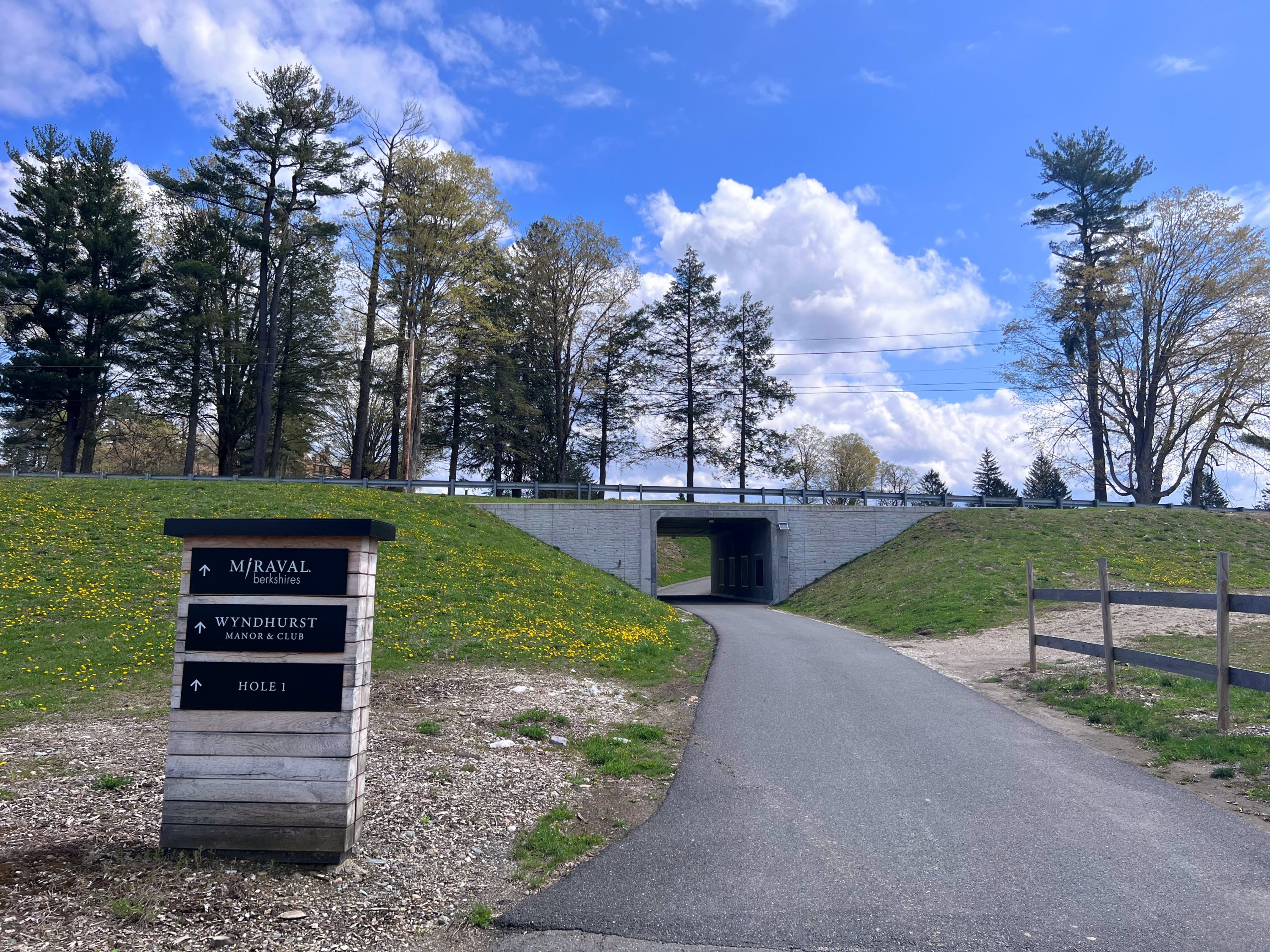 Path from the farm to Miraval Berkshires