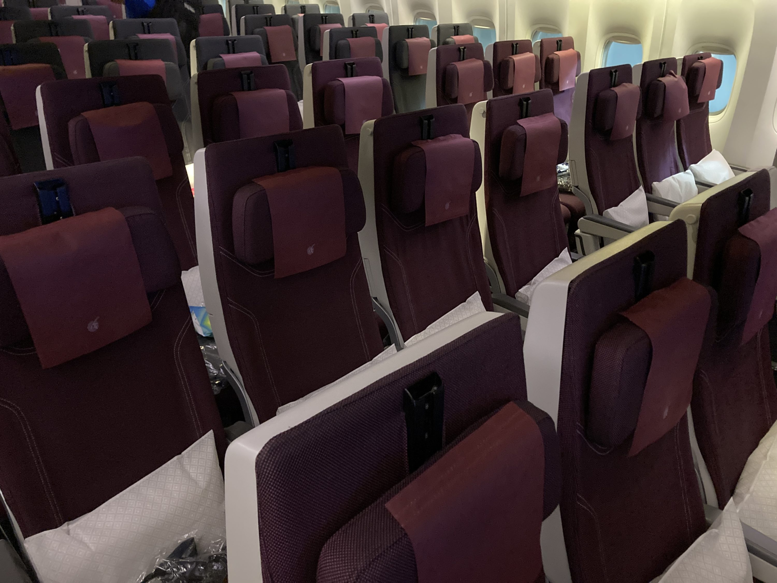 Qatar Airways 777 DOH DFW economy seats Qatar Airways 777 DOH DFW economy seats