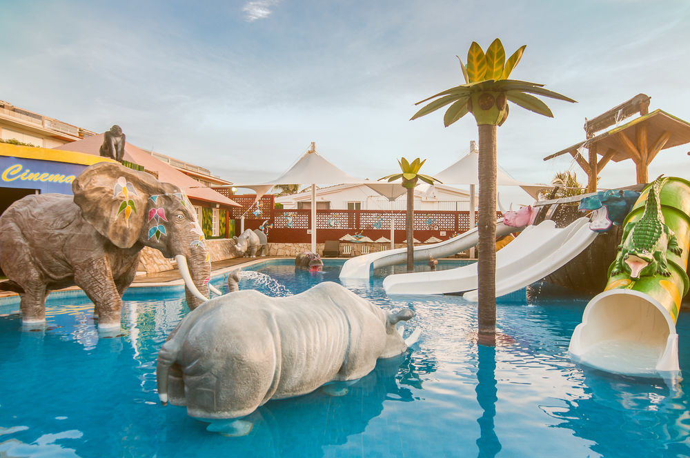 The waterslide area at Royal Solaris Cancun. The waterslide area at Royal Solaris Cancun.