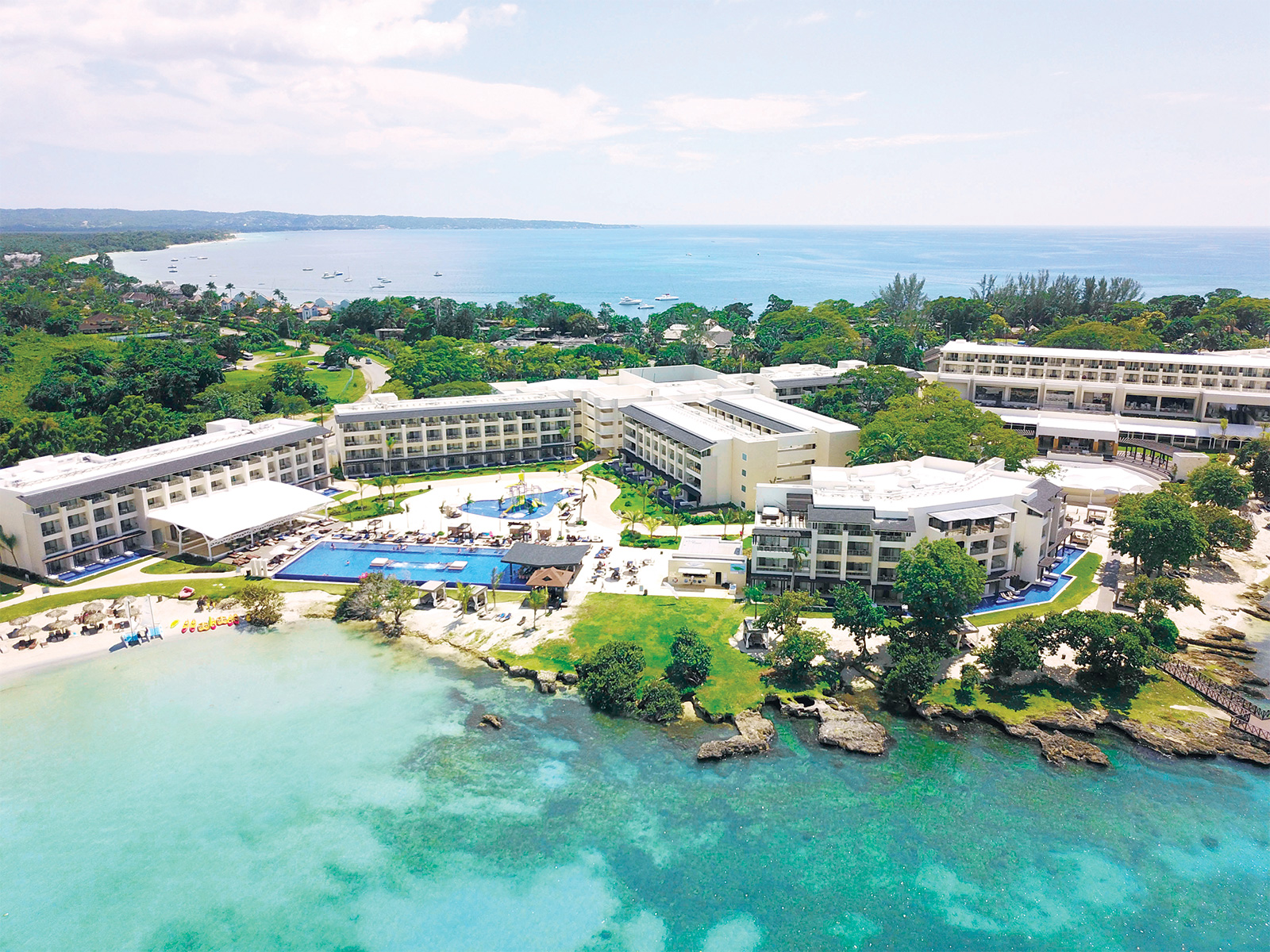 Aerial photo of Royalton Negril.