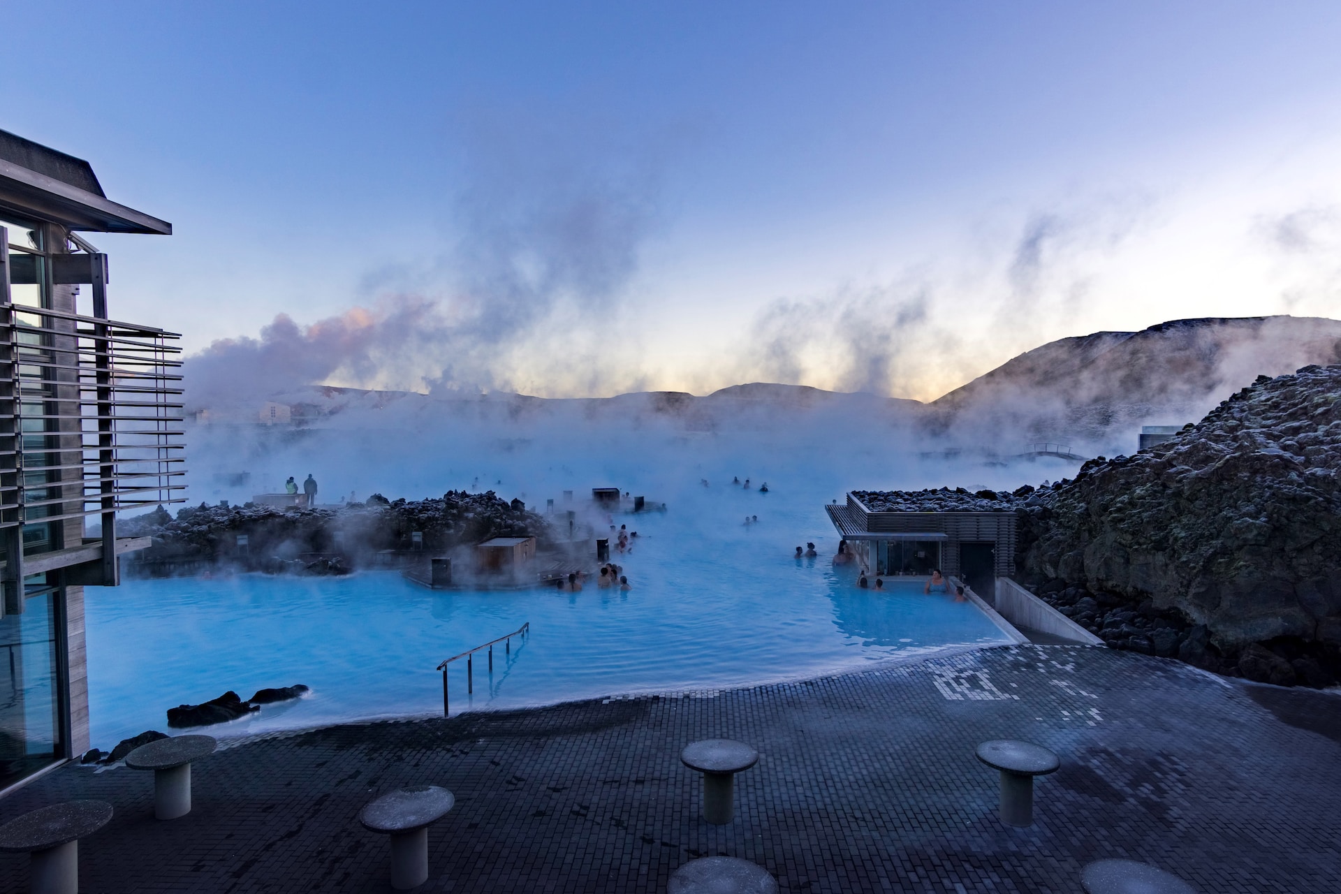 Bathers in the Blue Lagoon Bathers in the Blue Lagoon