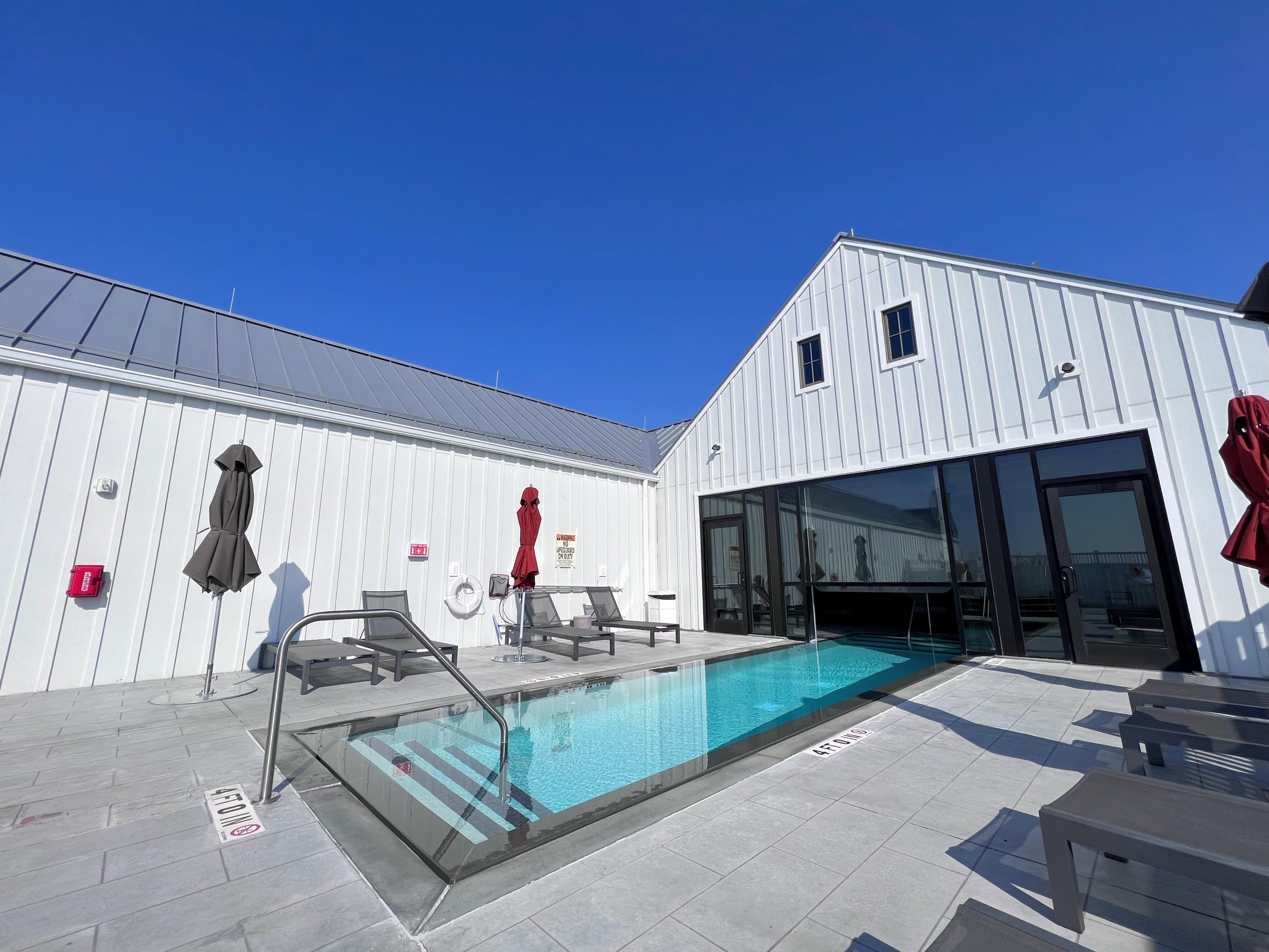 indoor outdoor spa pool at Miraval Berkshires