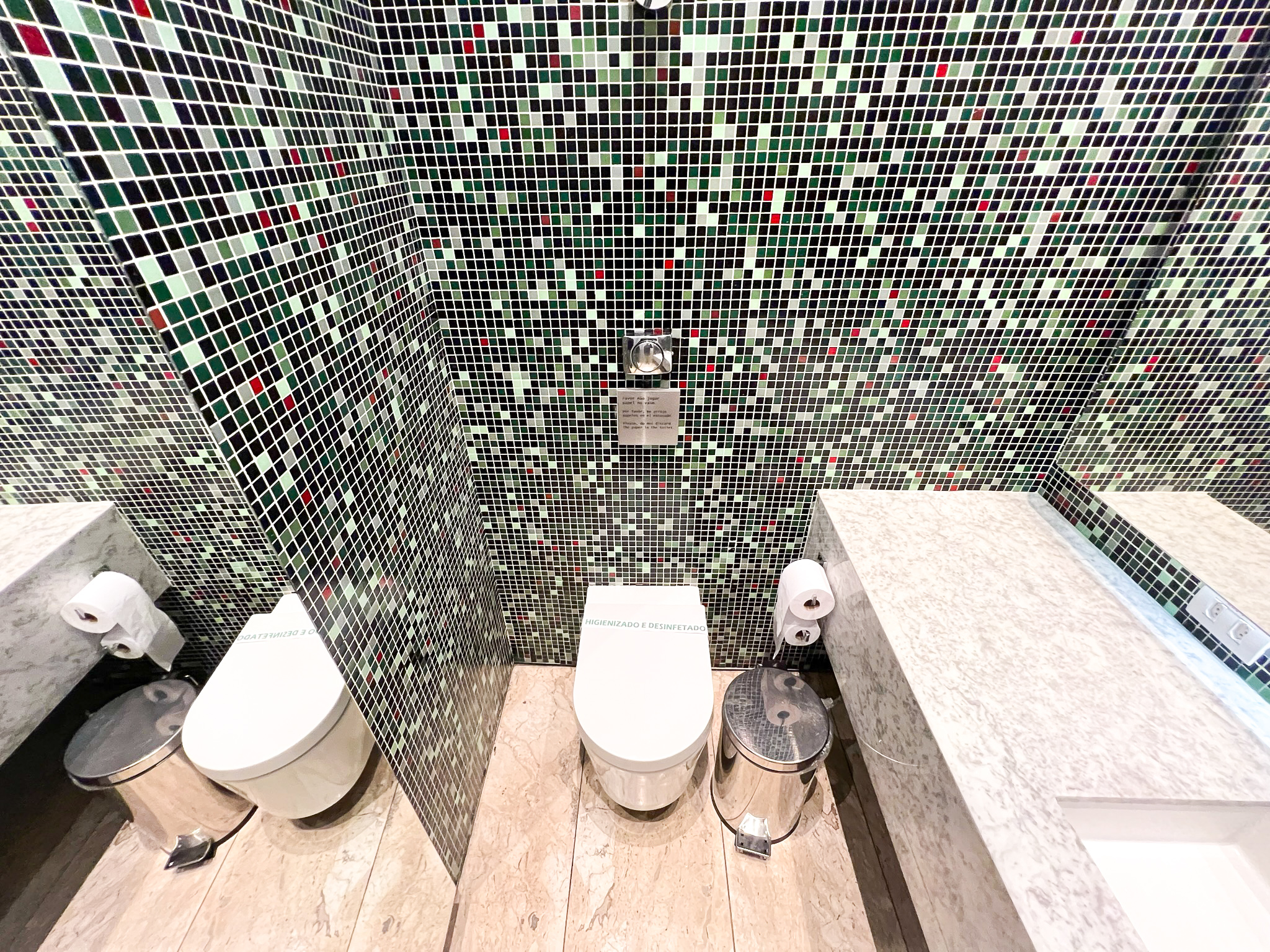 toilet at LATAM VIP Lounge GRU toilet at LATAM VIP Lounge GRU