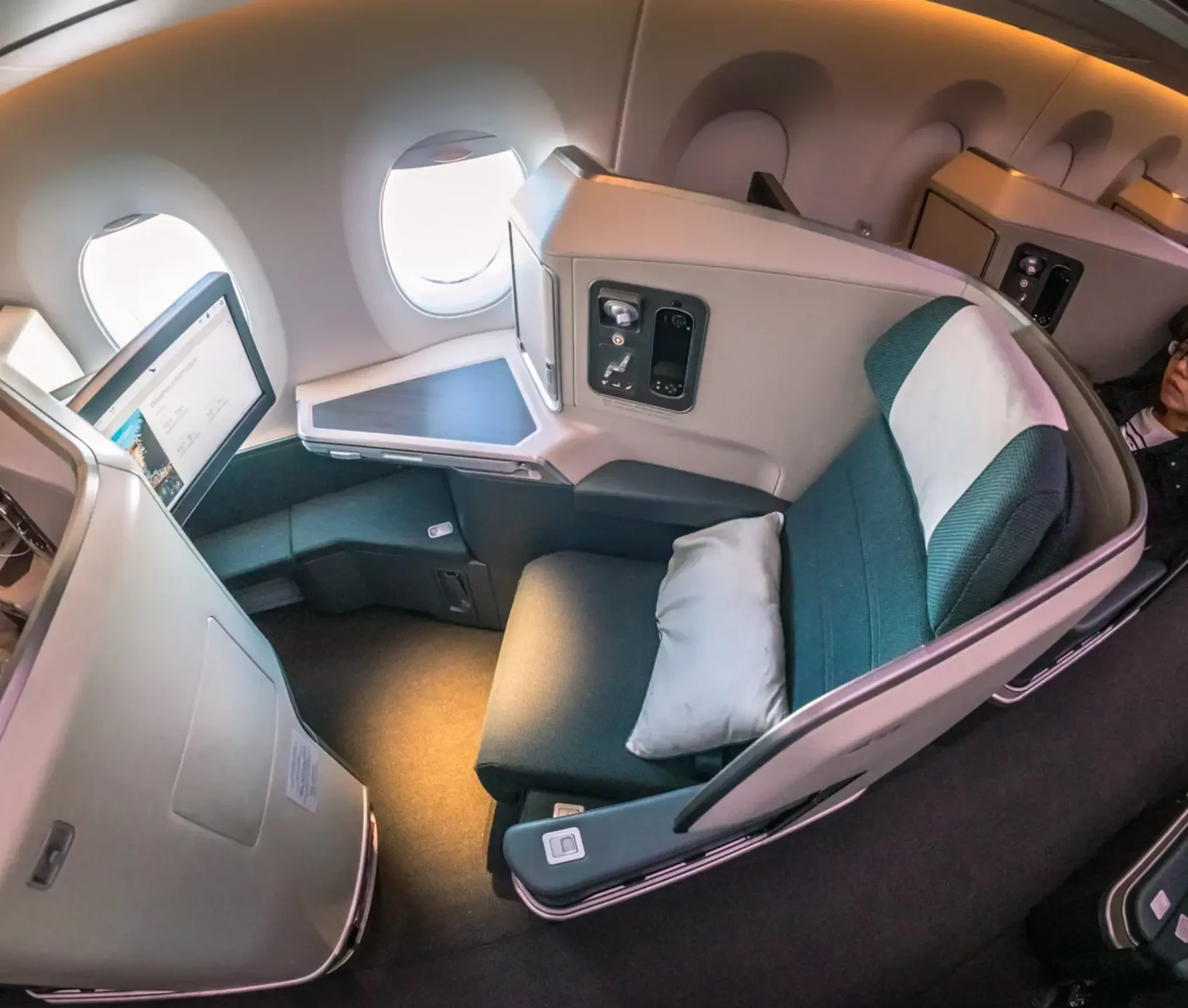 Cathay Pacific Airbus A350 Business Class Window Seat