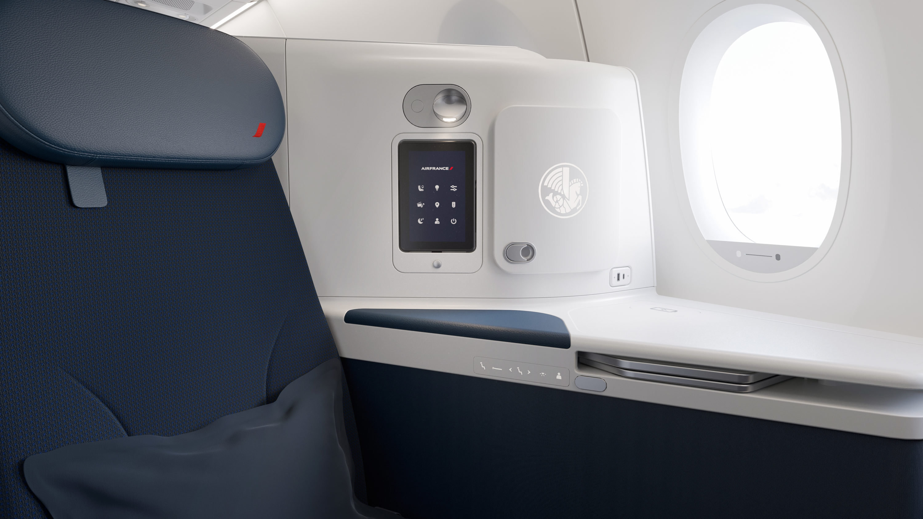 Air France A350 Business Class Seat Tablet Air France A350 Business Class Seat Tablet