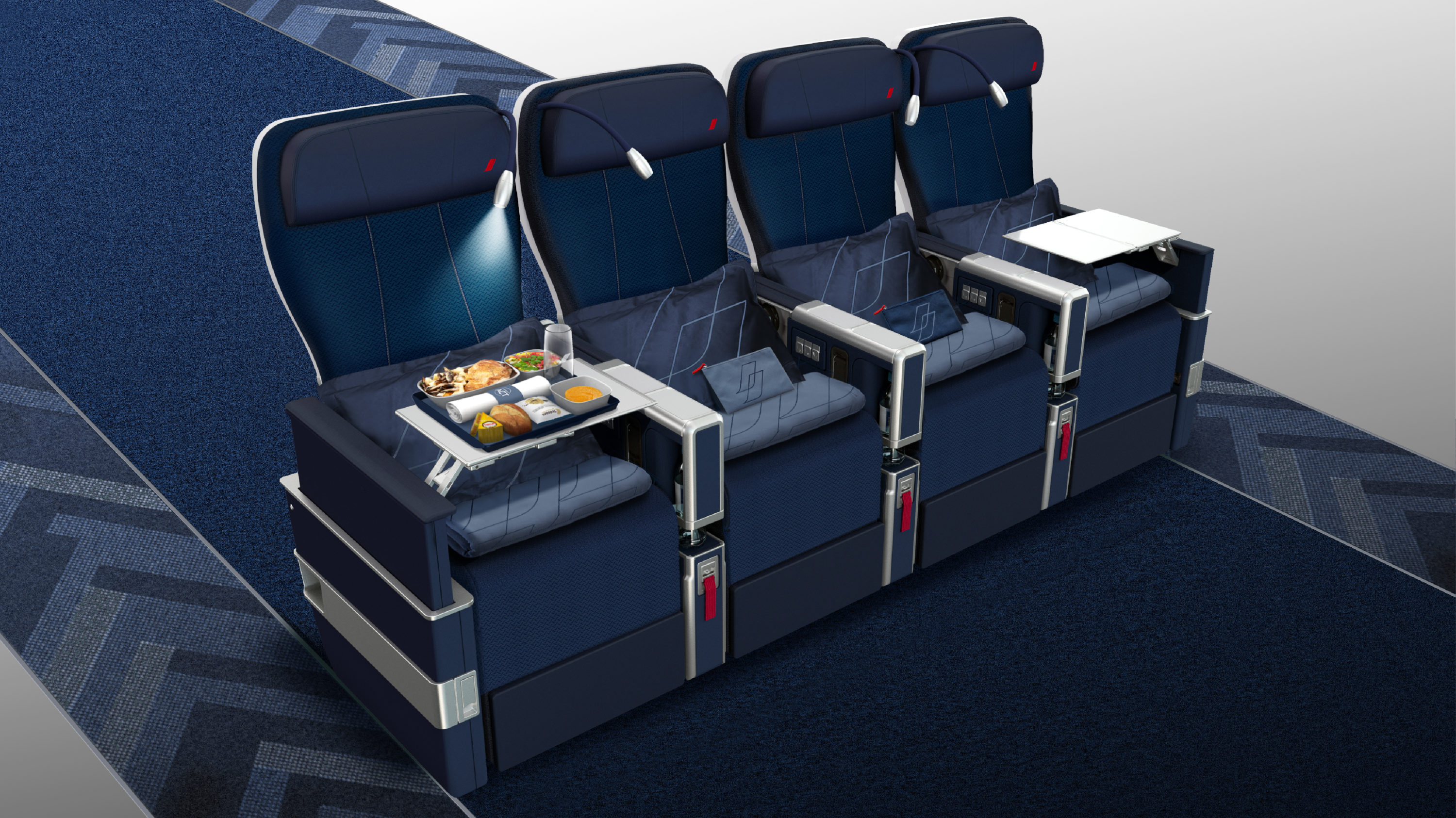 Air France A350 Premium Economy Front Air France A350 Premium Economy Front