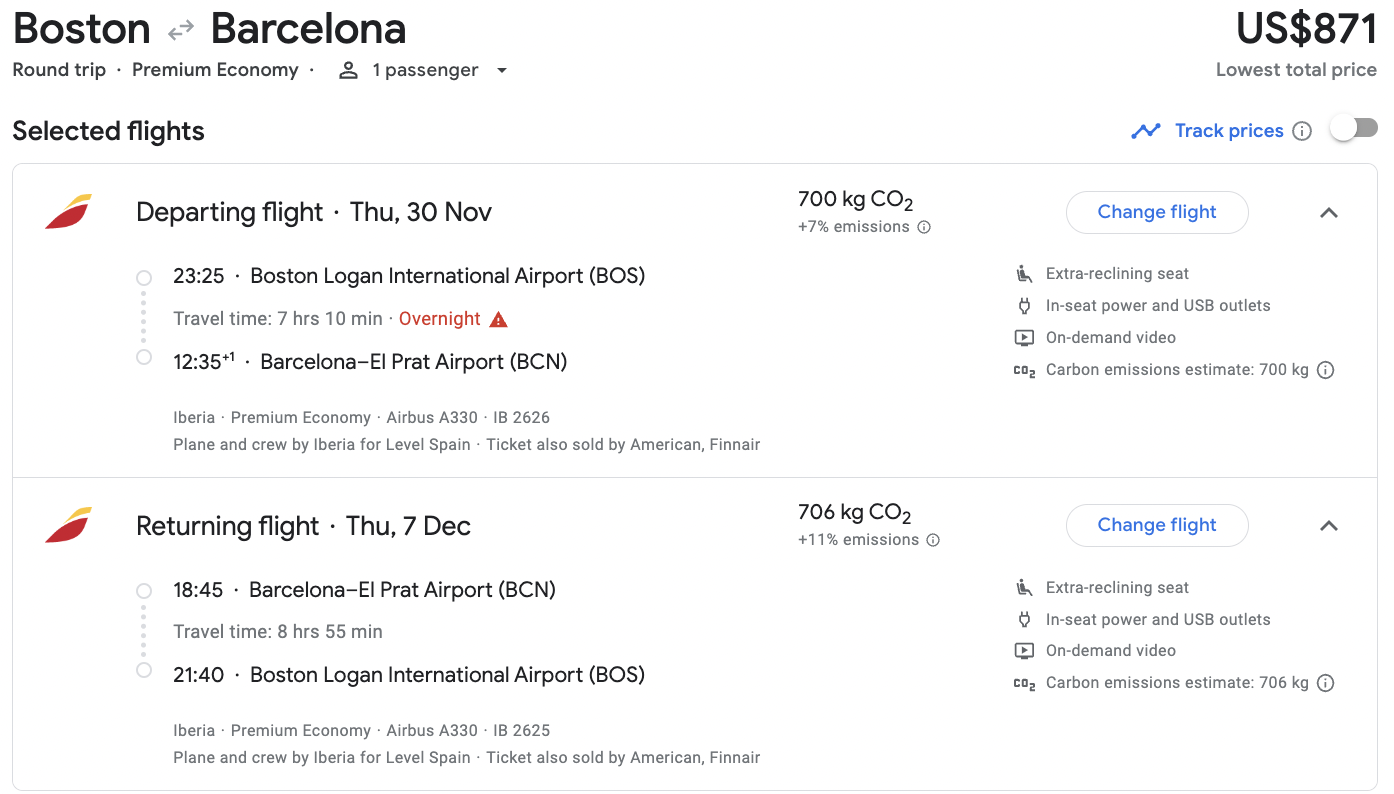 Boston to Barcelona from USD 871