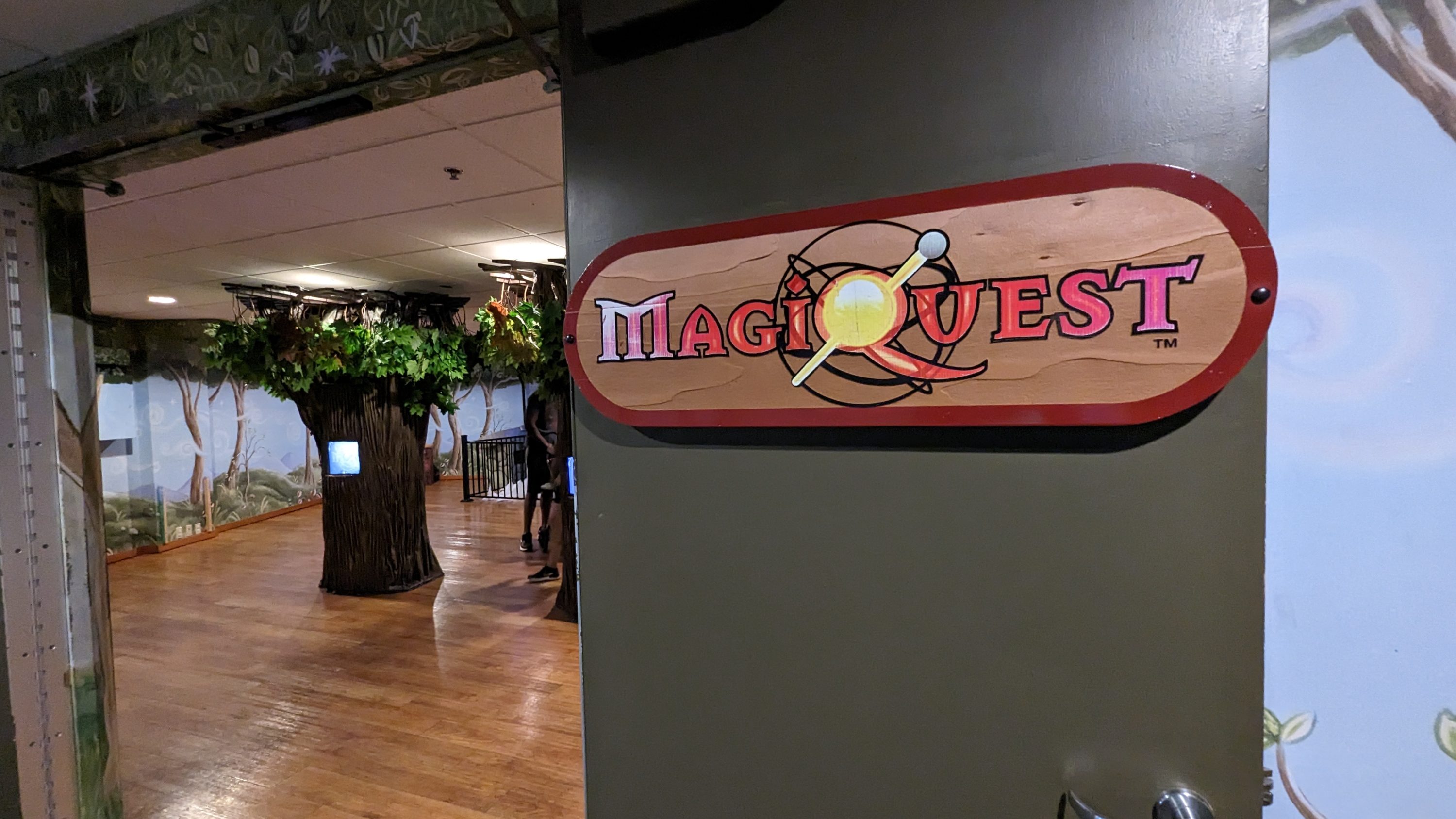 Great Wolf Lodge Grapevine attractions MagicQuest sign Great Wolf Lodge Grapevine attractions MagicQuest sign