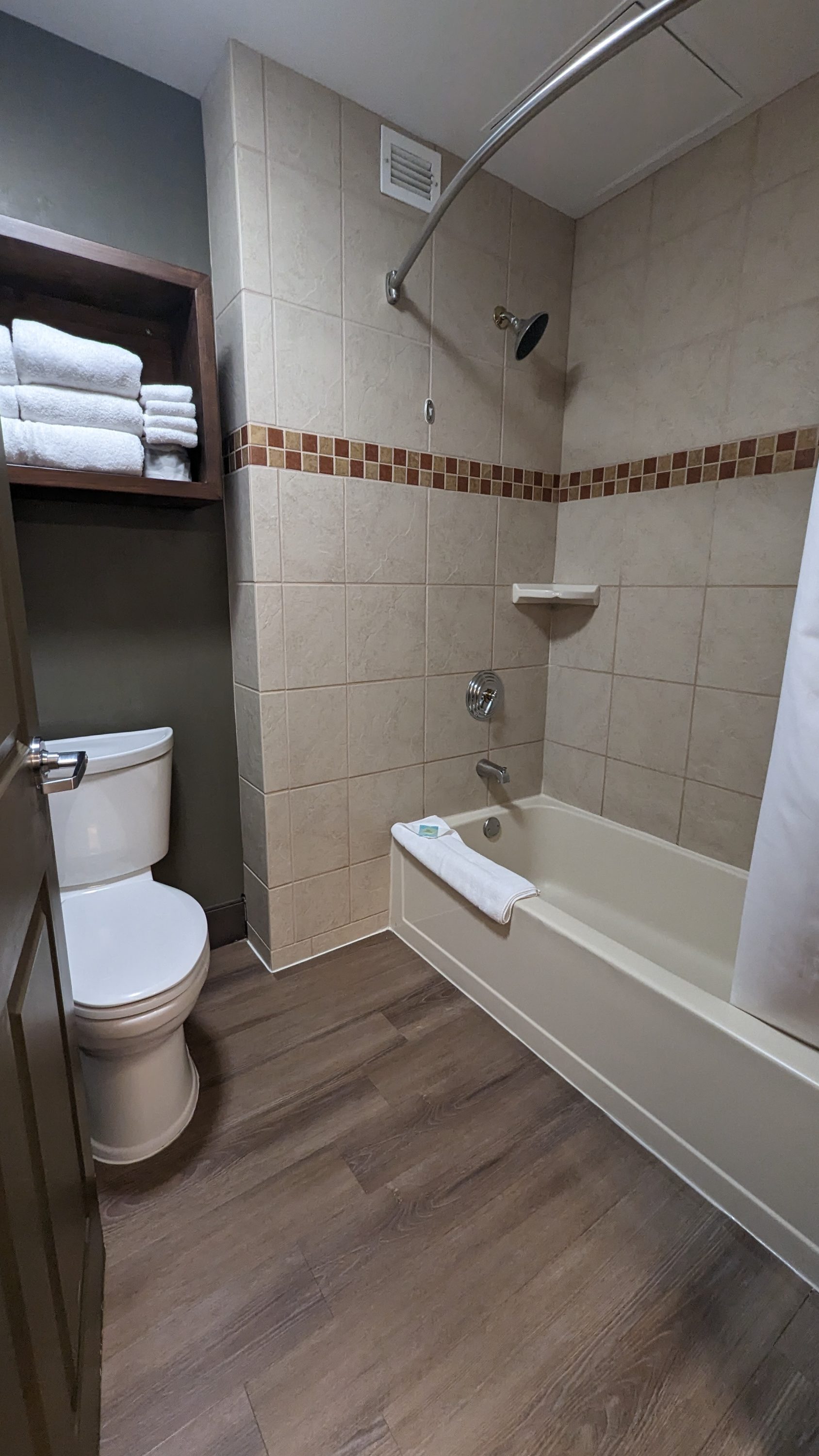 Great Wolf Lodge Grapevine guestroom bathroom shower Great Wolf Lodge Grapevine guestroom bathroom shower