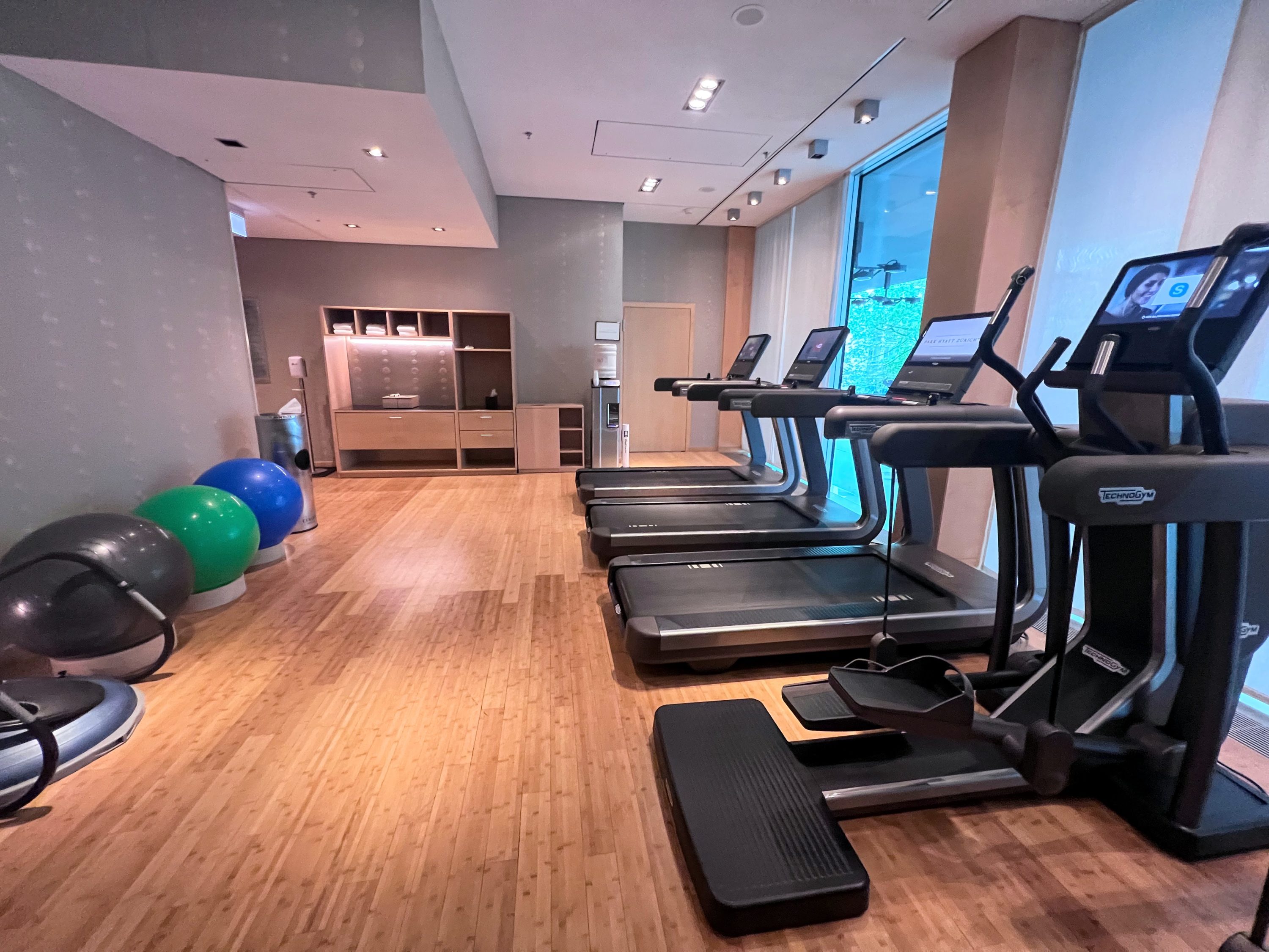Gym at Park Hyatt Zurich
