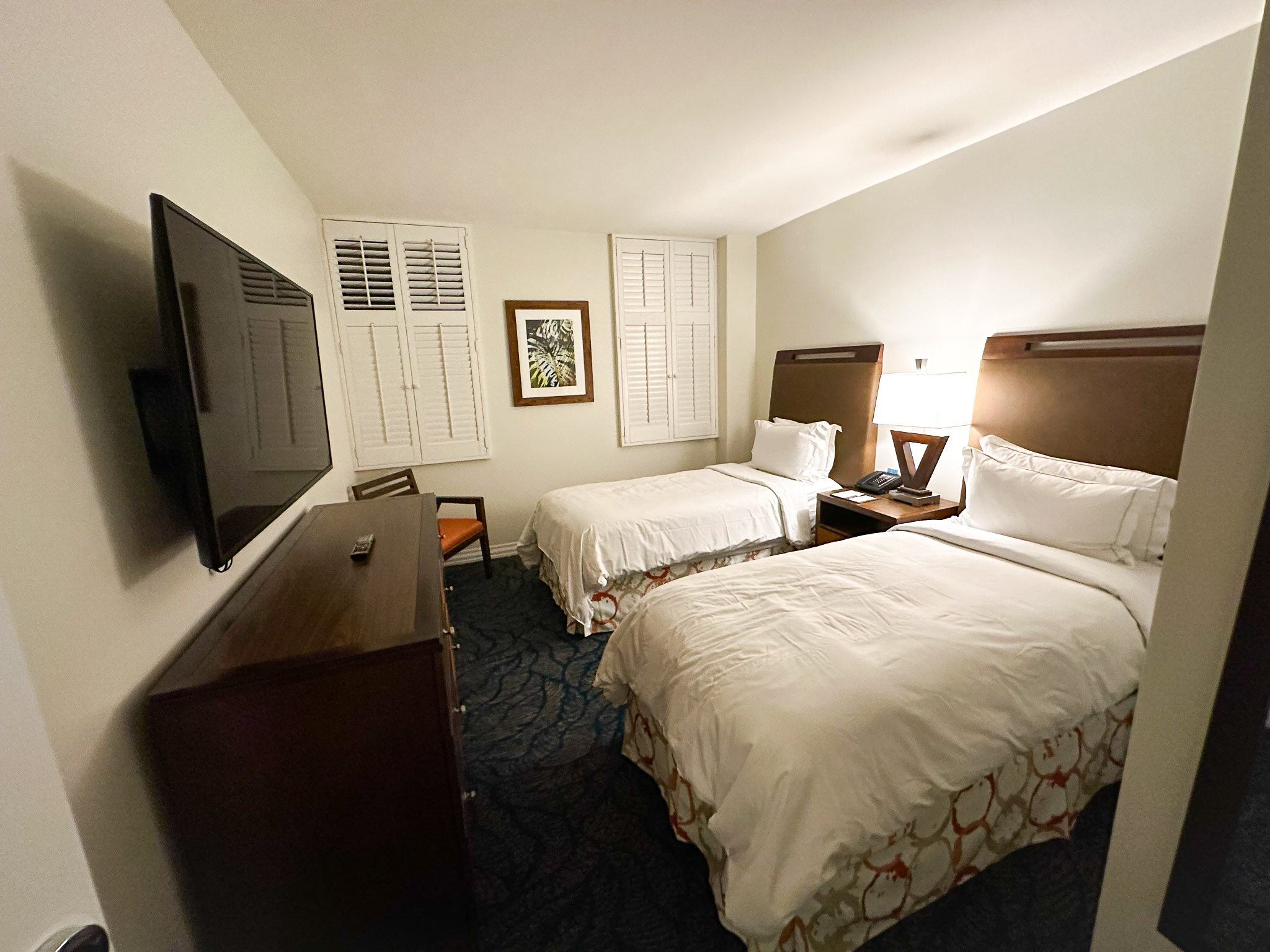 Hilton Hawaiian Village bedroom