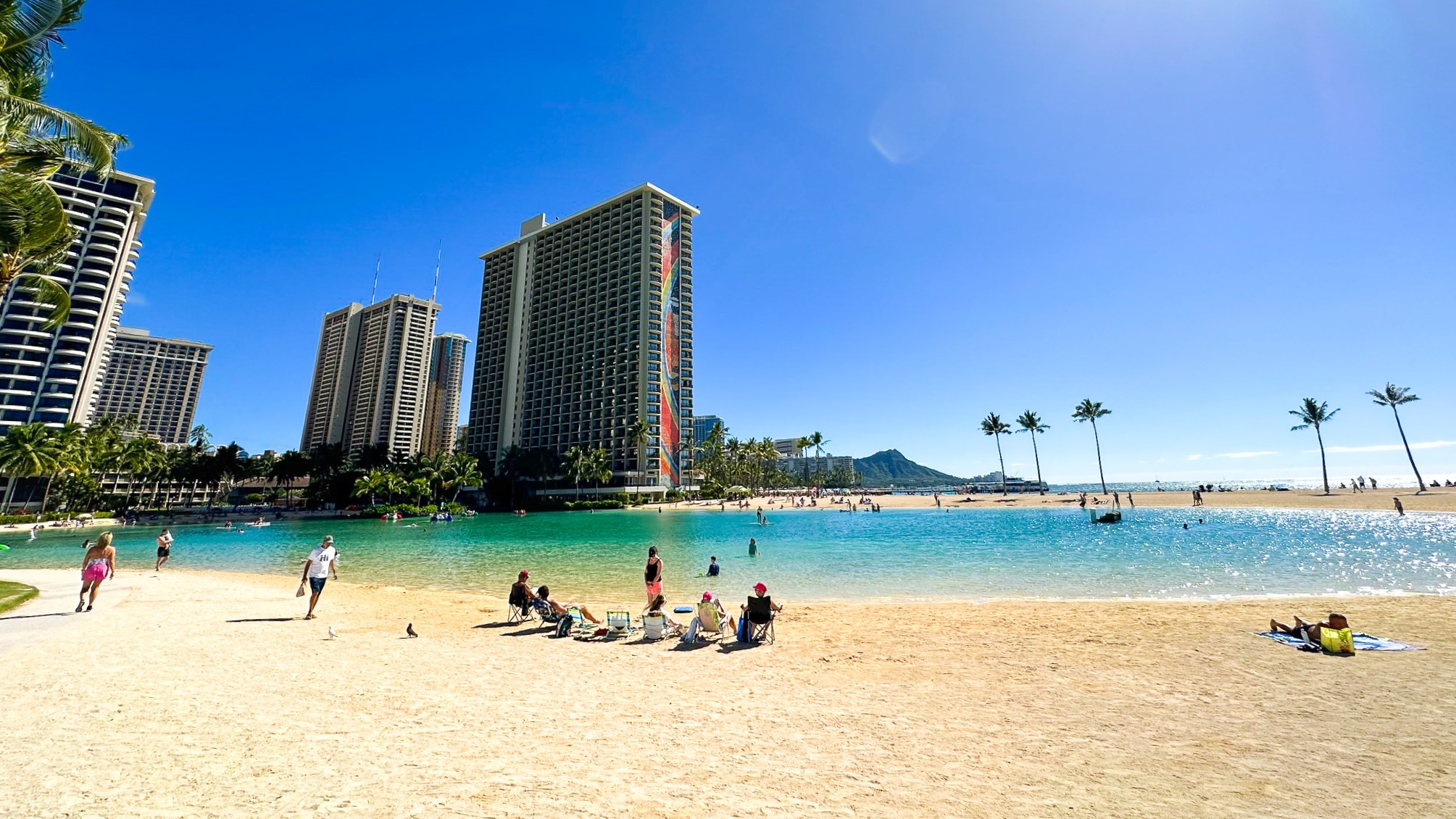 Hilton Hawaiian Village lagoon view Diamond Head Hilton Hawaiian Village lagoon view Diamond Head