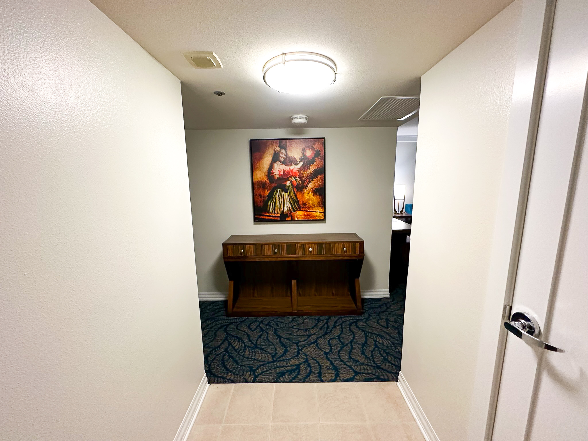 Hilton Hawaiian Village suite entry