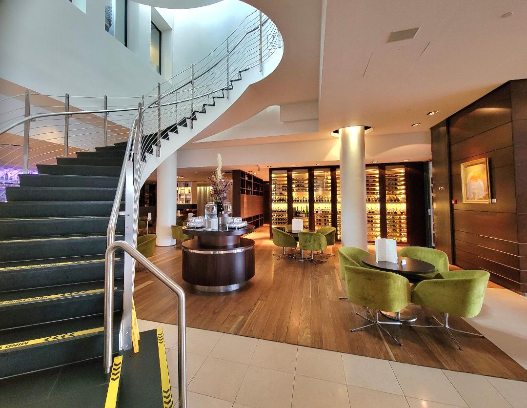Hilton Reykjavik Nordica Bar with Stairs Hilton Reykjavik Nordica Bar With Stairs