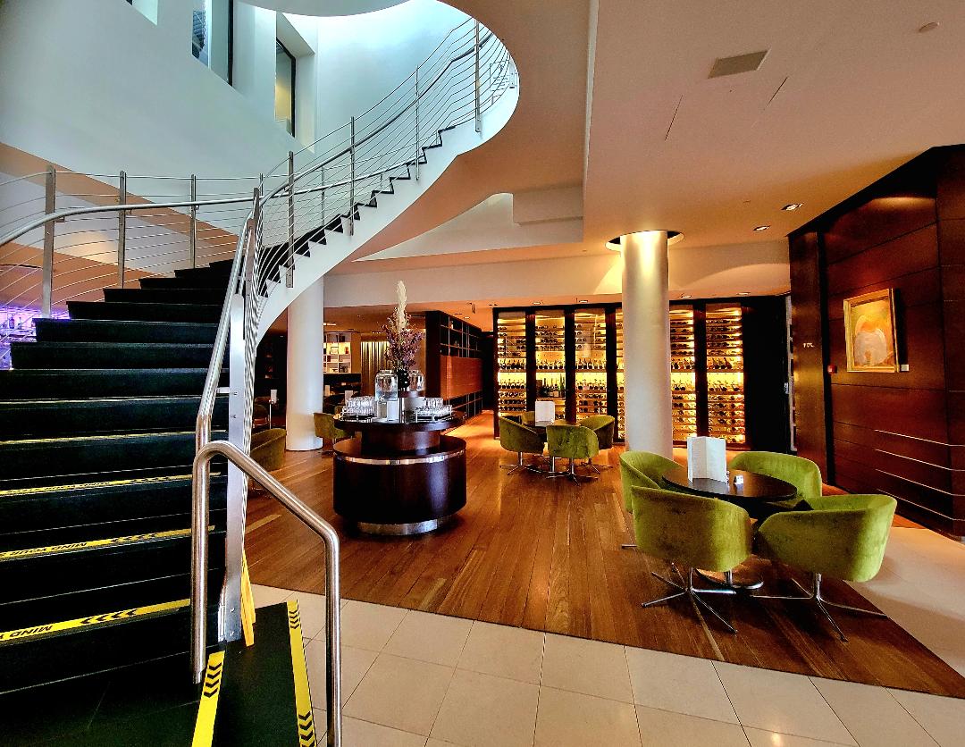 Hilton Reykjavik Nordica Bar with Stairs Hilton Reykjavik Nordica Bar with Stairs