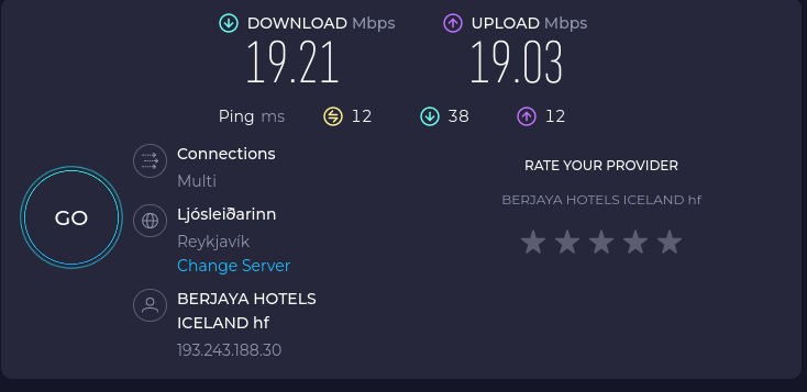 Hilton Reykjavik Nordica Internet Speed Hilton Reykjavik Nordica Internet Speed