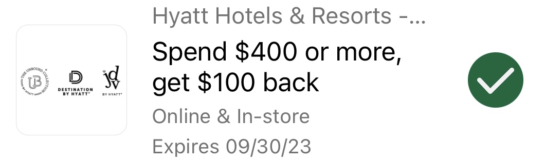 Hyatt Independent Collection Amex Offer
