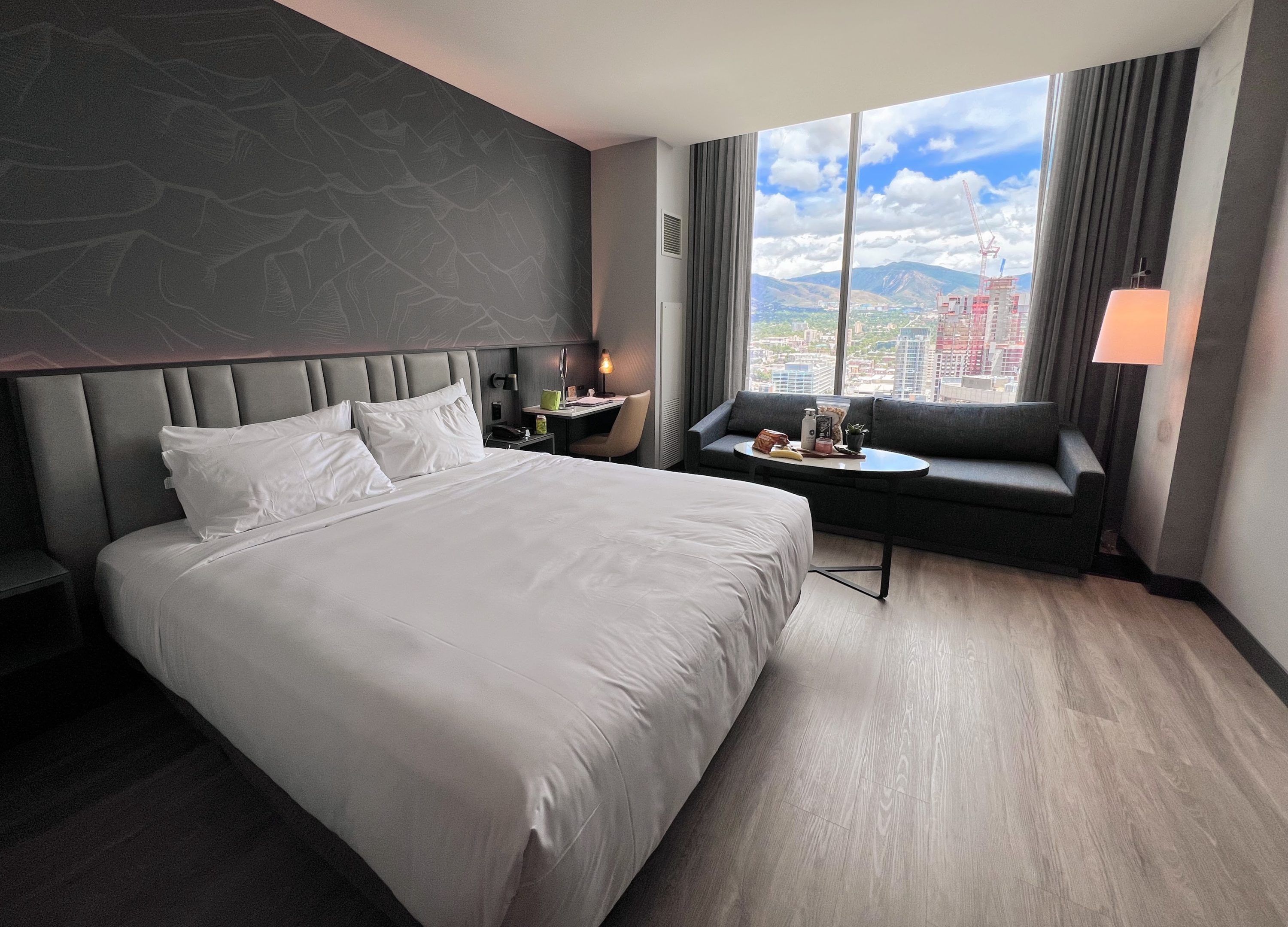 Hyatt Regency Salt Lake City guest room view Hyatt Regency Salt Lake City guest room view