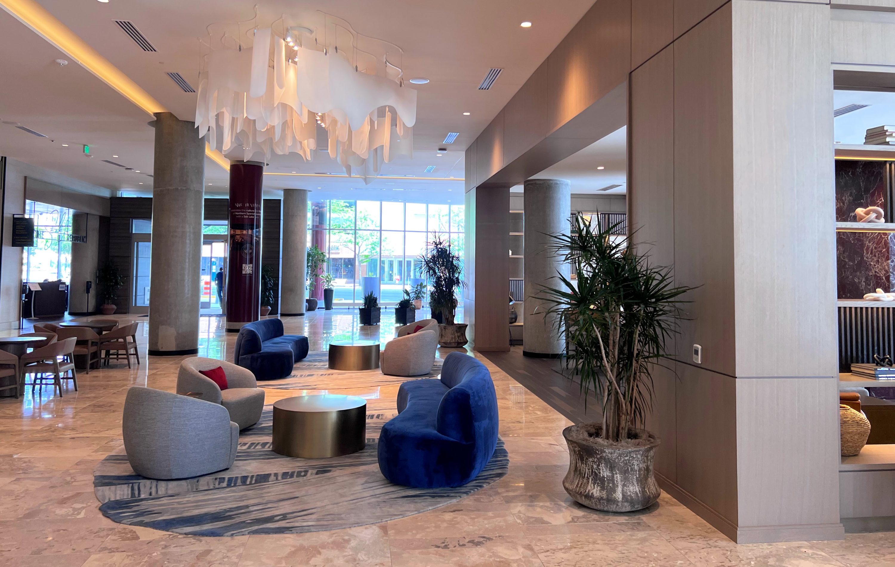 Hyatt Regency Salt Lake City lobby sitting area Hyatt Regency Salt Lake City lobby sitting area