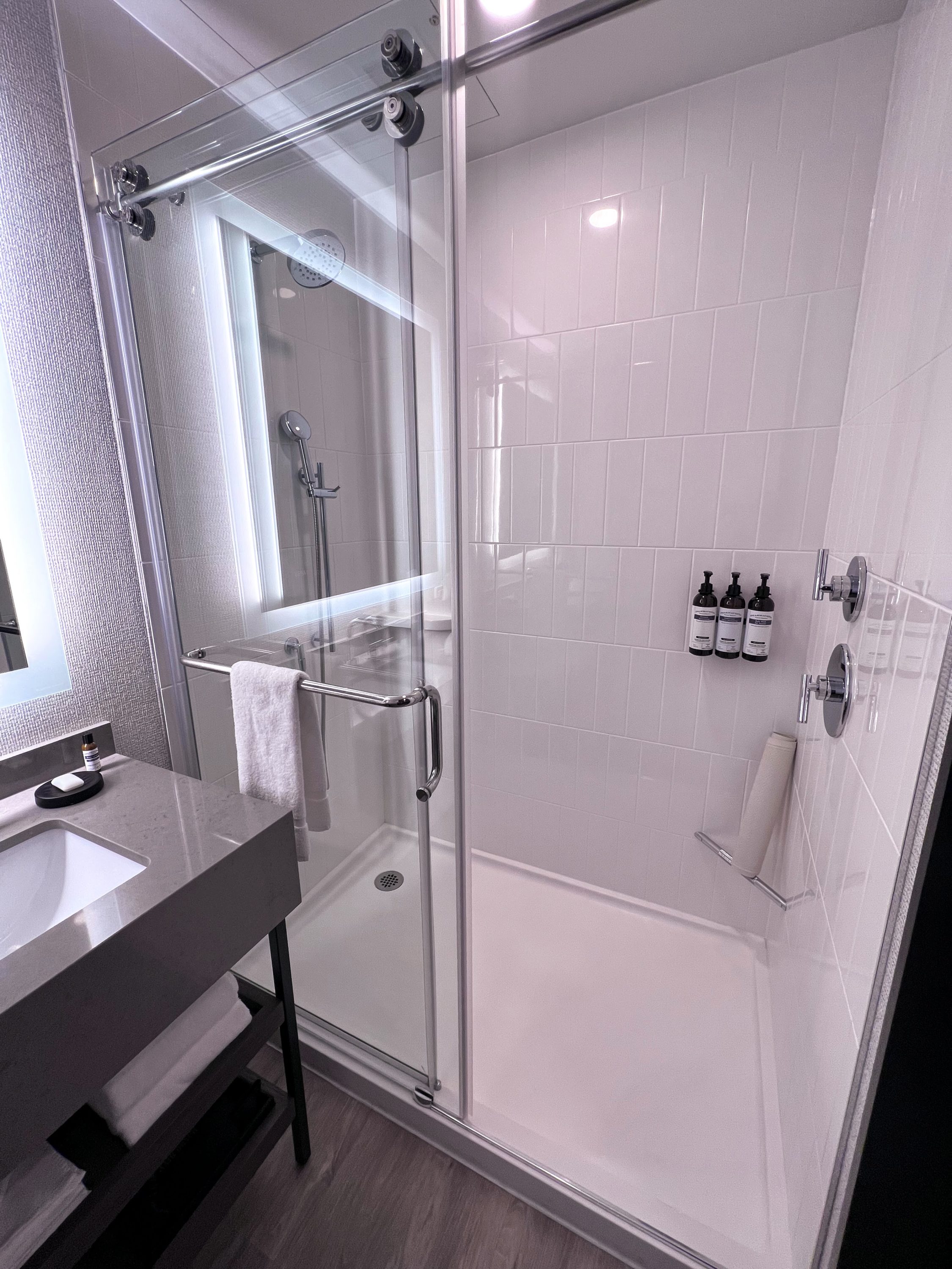Hyatt Regeny Salt Lake City bathroom shower Hyatt Regeny Salt Lake City bathroom shower
