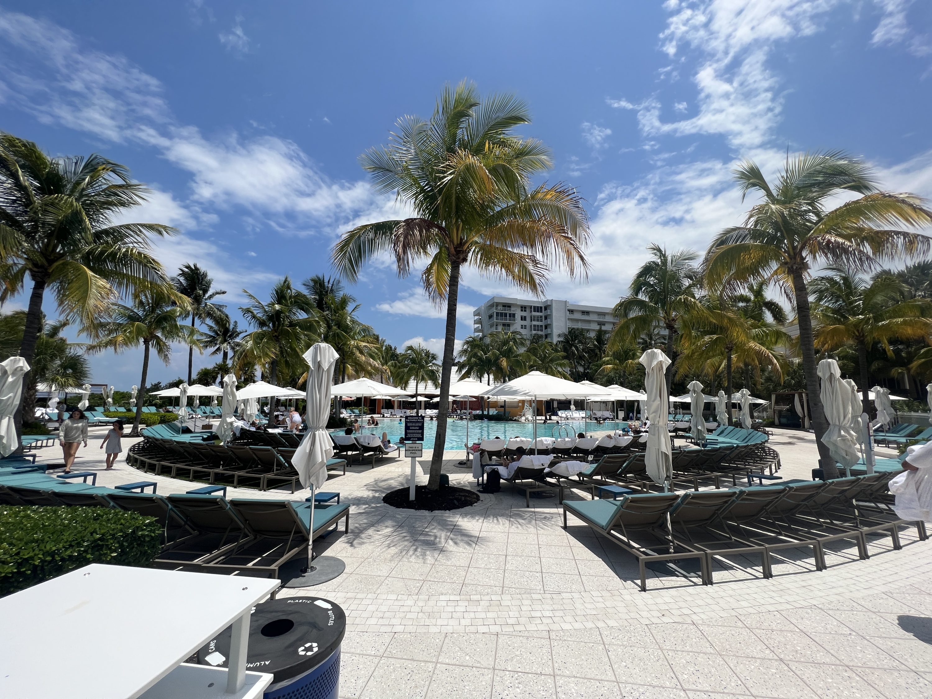 Ritz-Carlton Key Biscayne family pool chairs