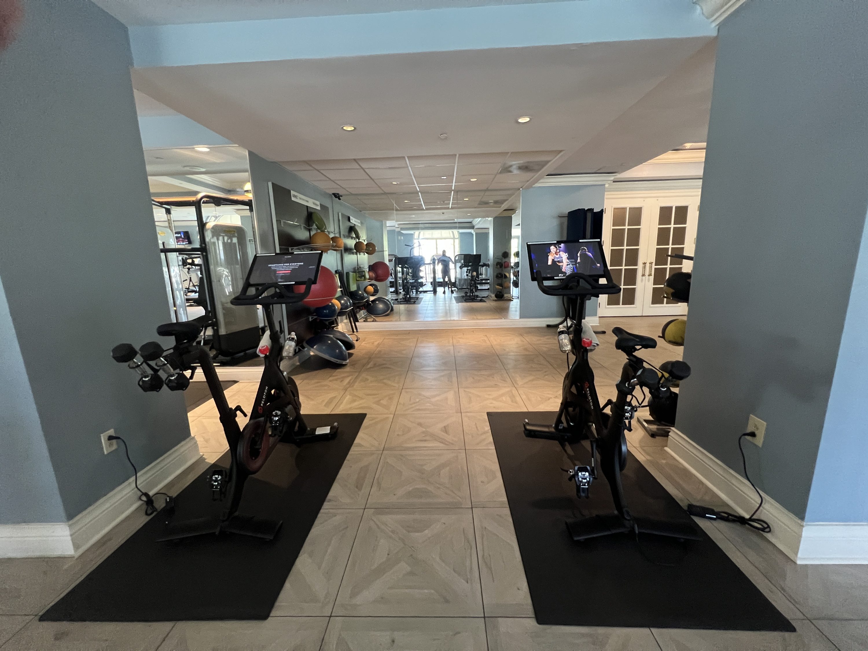 Ritz-Carlton Key Biscayne Peloton bikes