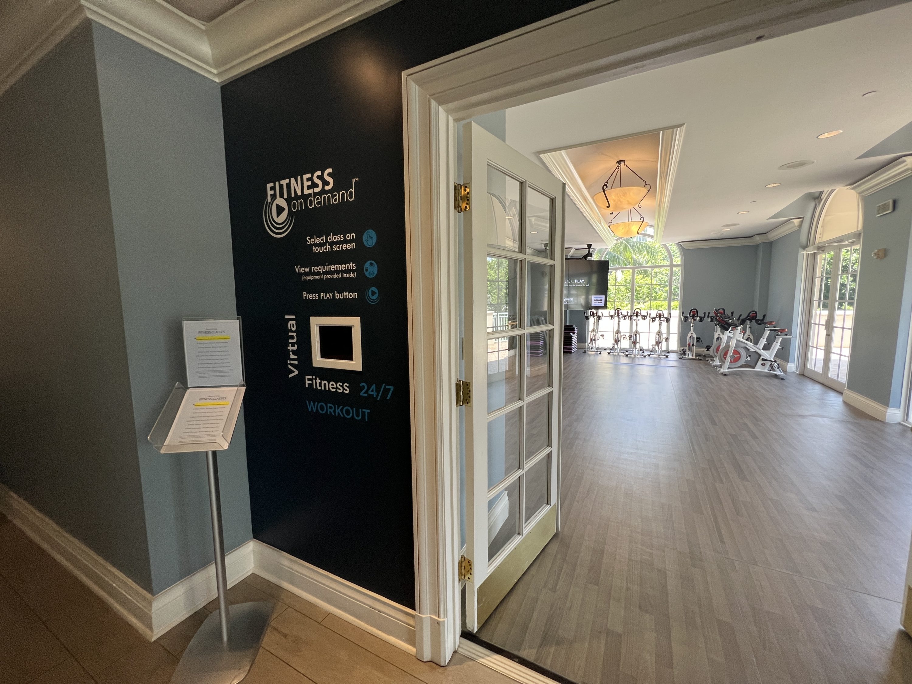 Ritz-Carlton Key Biscayne Fitness on demand