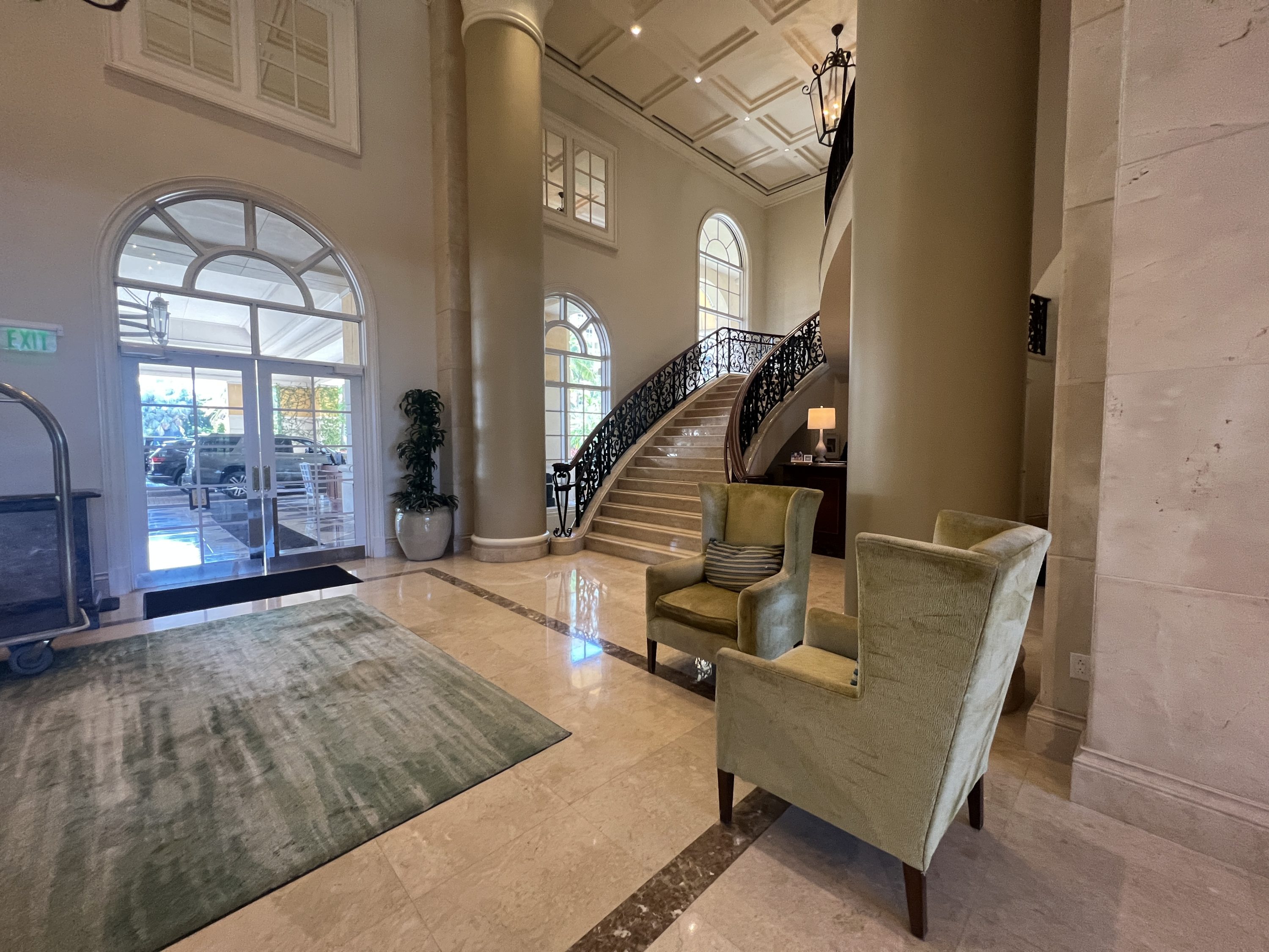 Ritz-Carlton Key Biscayne lobby staircase