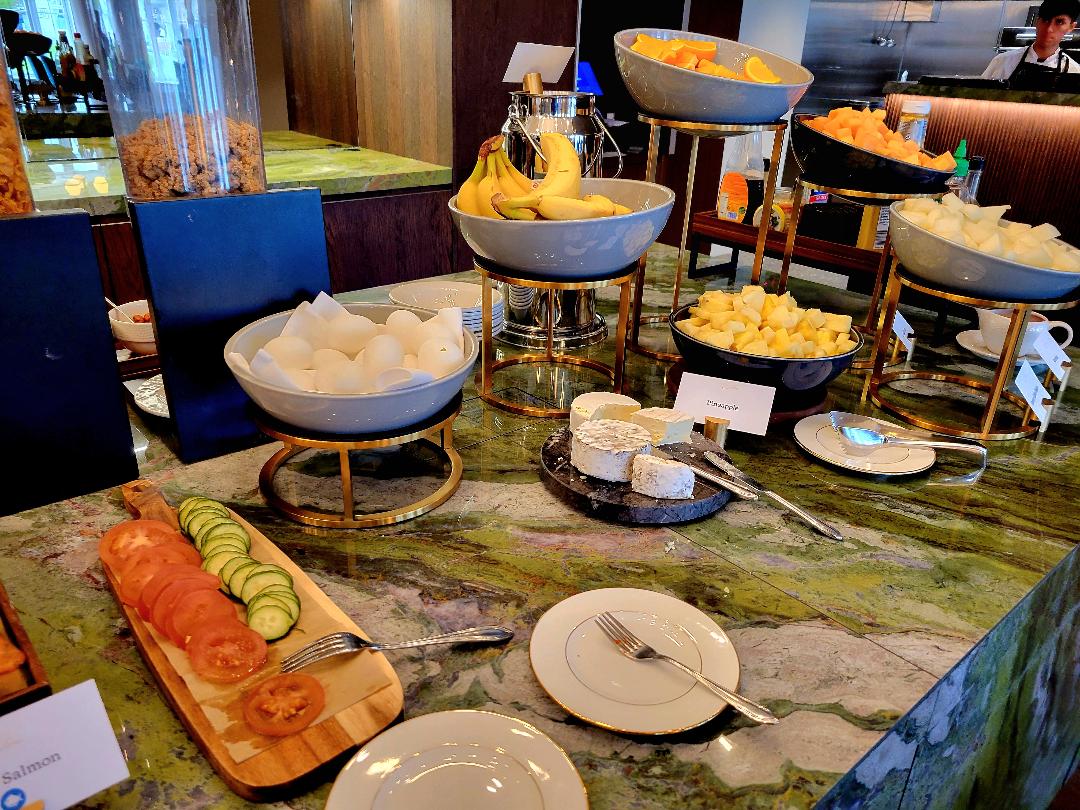 Iceland Parliament Hotel Cheese and Fruit