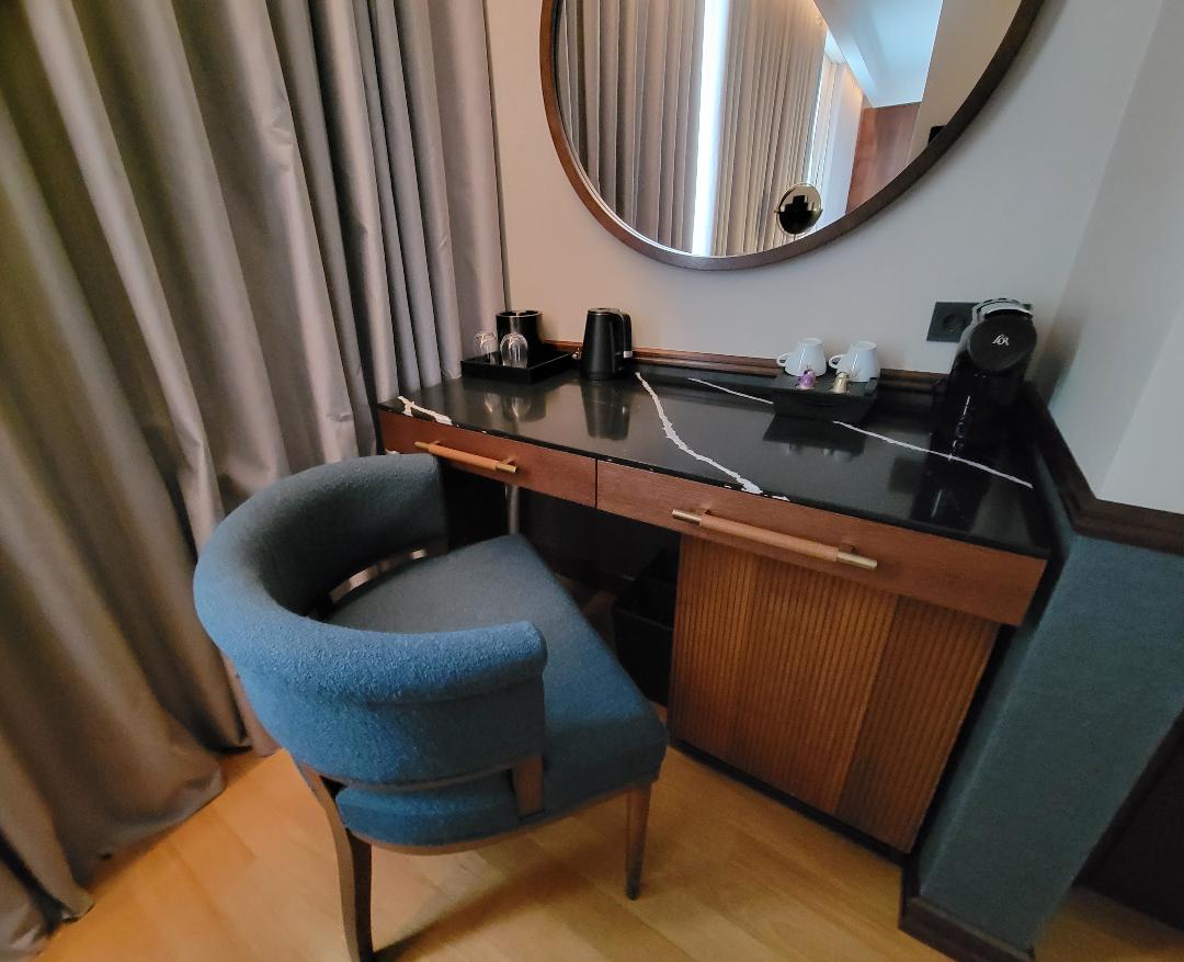 Iceland Parliament Hotel Desk Area
