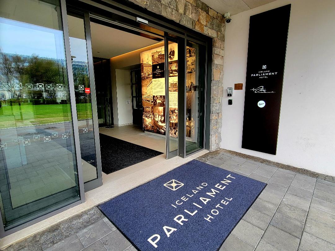 Iceland Parliament Hotel Entrance