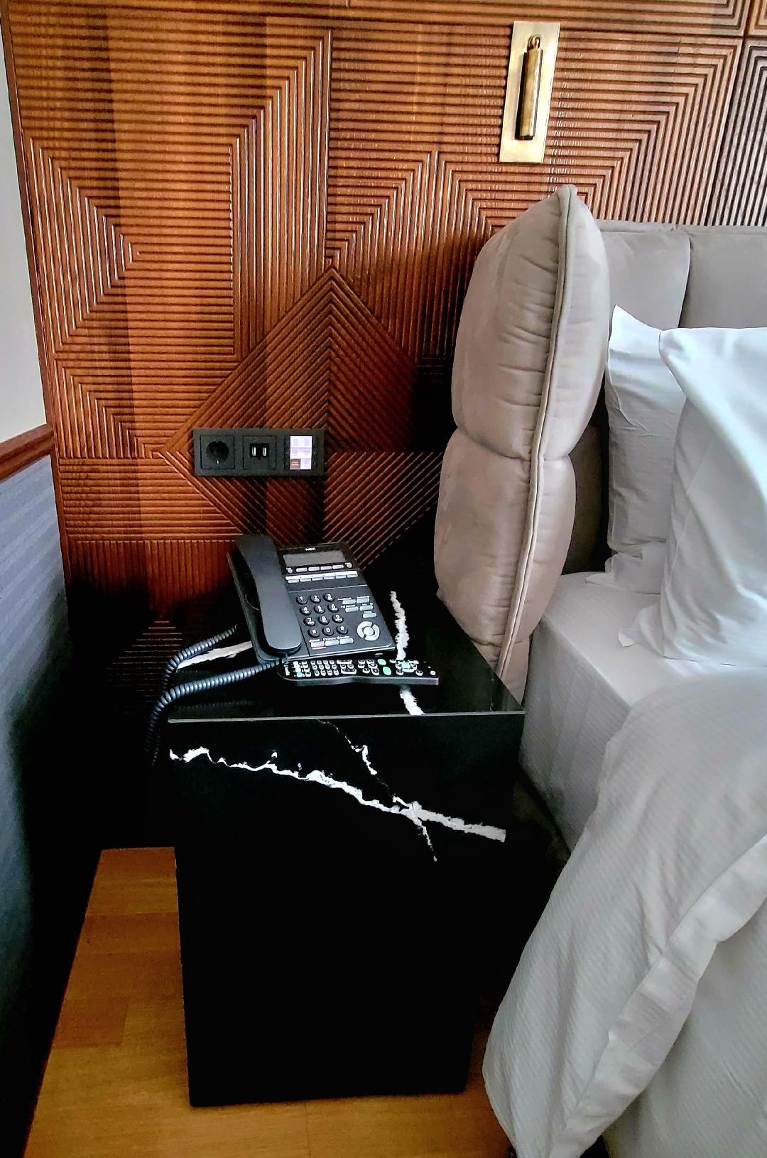 Iceland Parliament Hotel Left Nightstand
