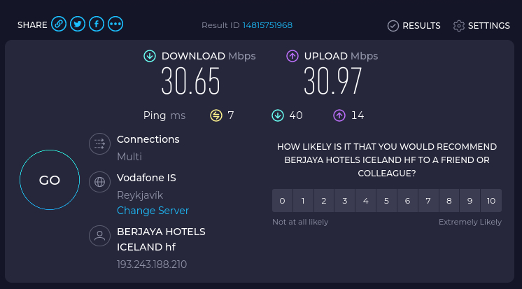 Iceland Parliament Hotel Wi Fi