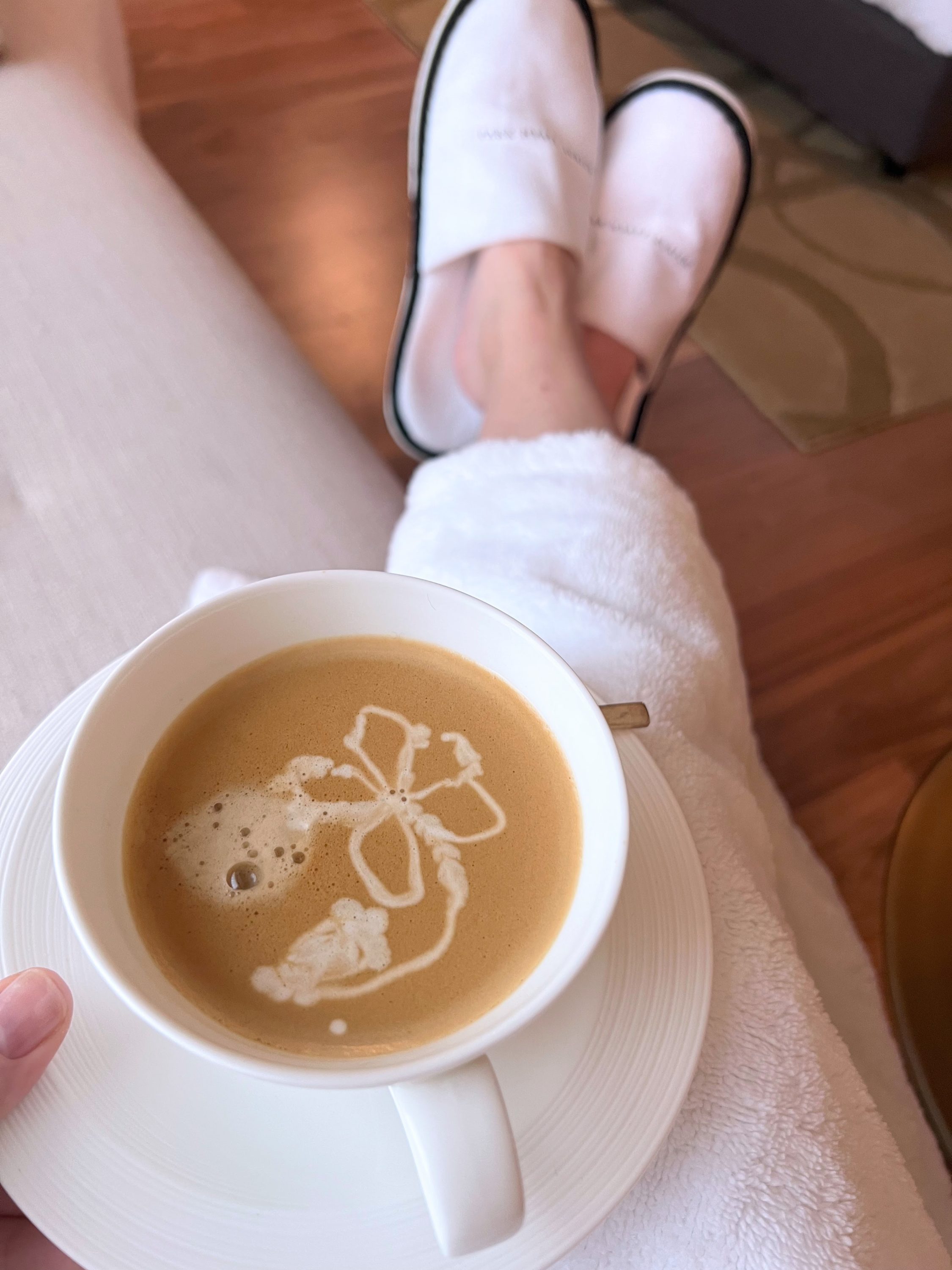 In room coffee at Park Hyatt Zurich
