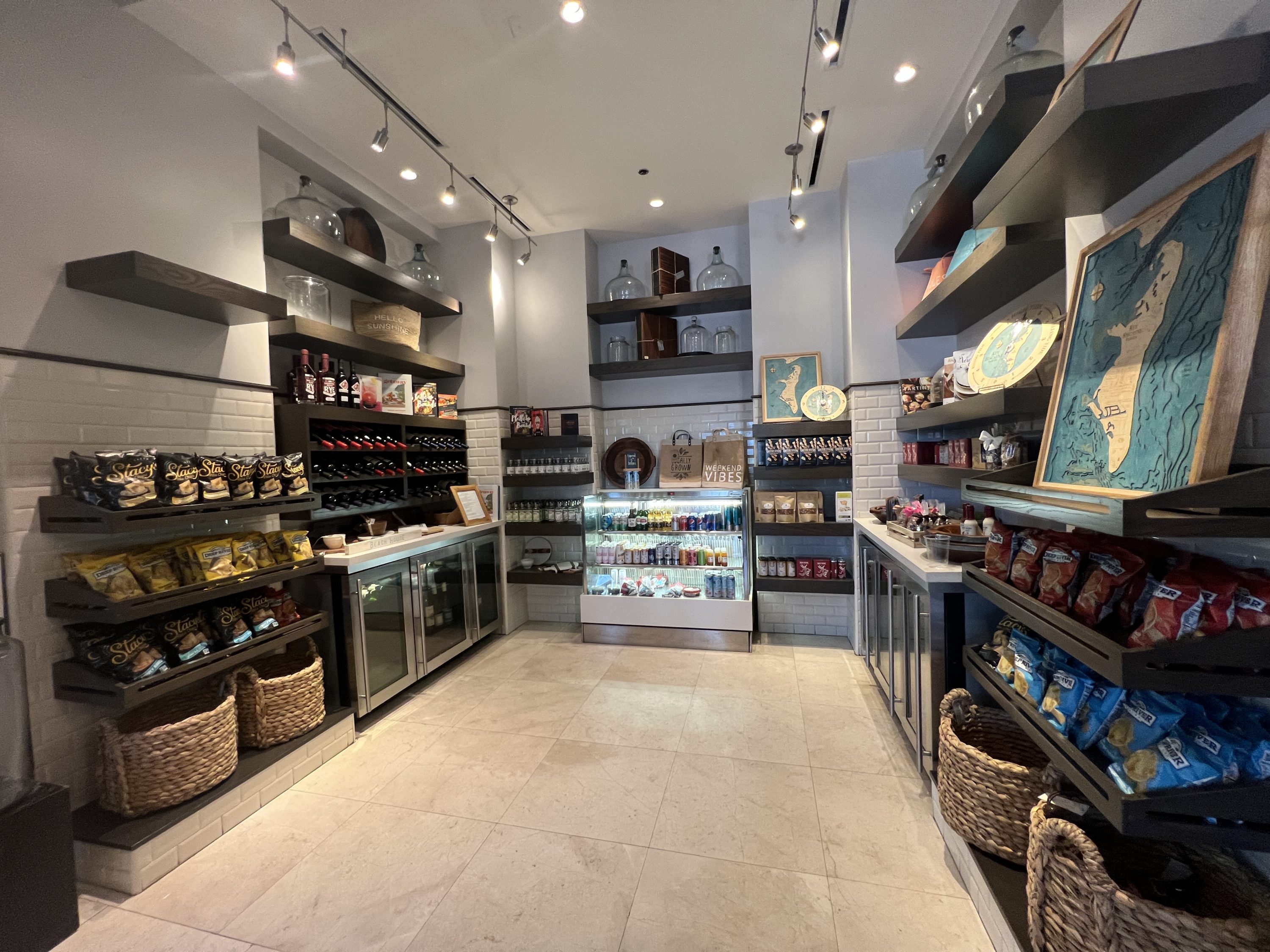Ritz-Carlton Key Biscayne Key Pantry snacks and drinks